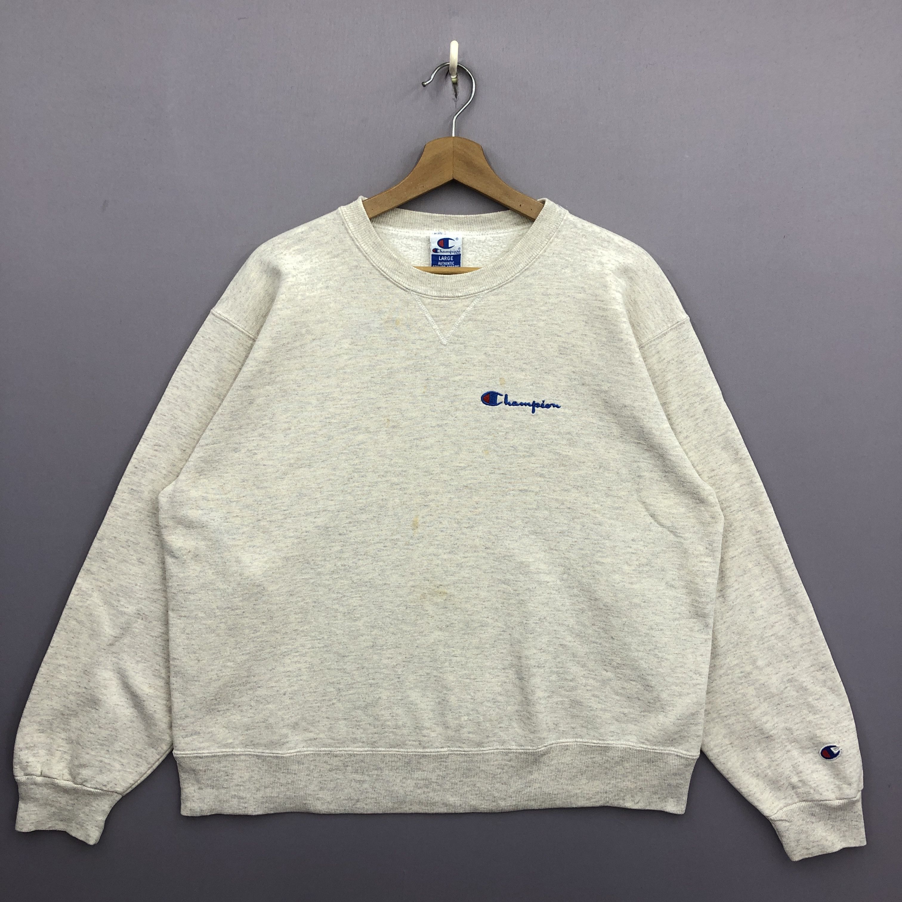 Champion × Vintage Vintage 90s Champion Sweater Reverse Weave Sweatshirt Size US L / EU 52-54 / 3 - 1 Thumbnail