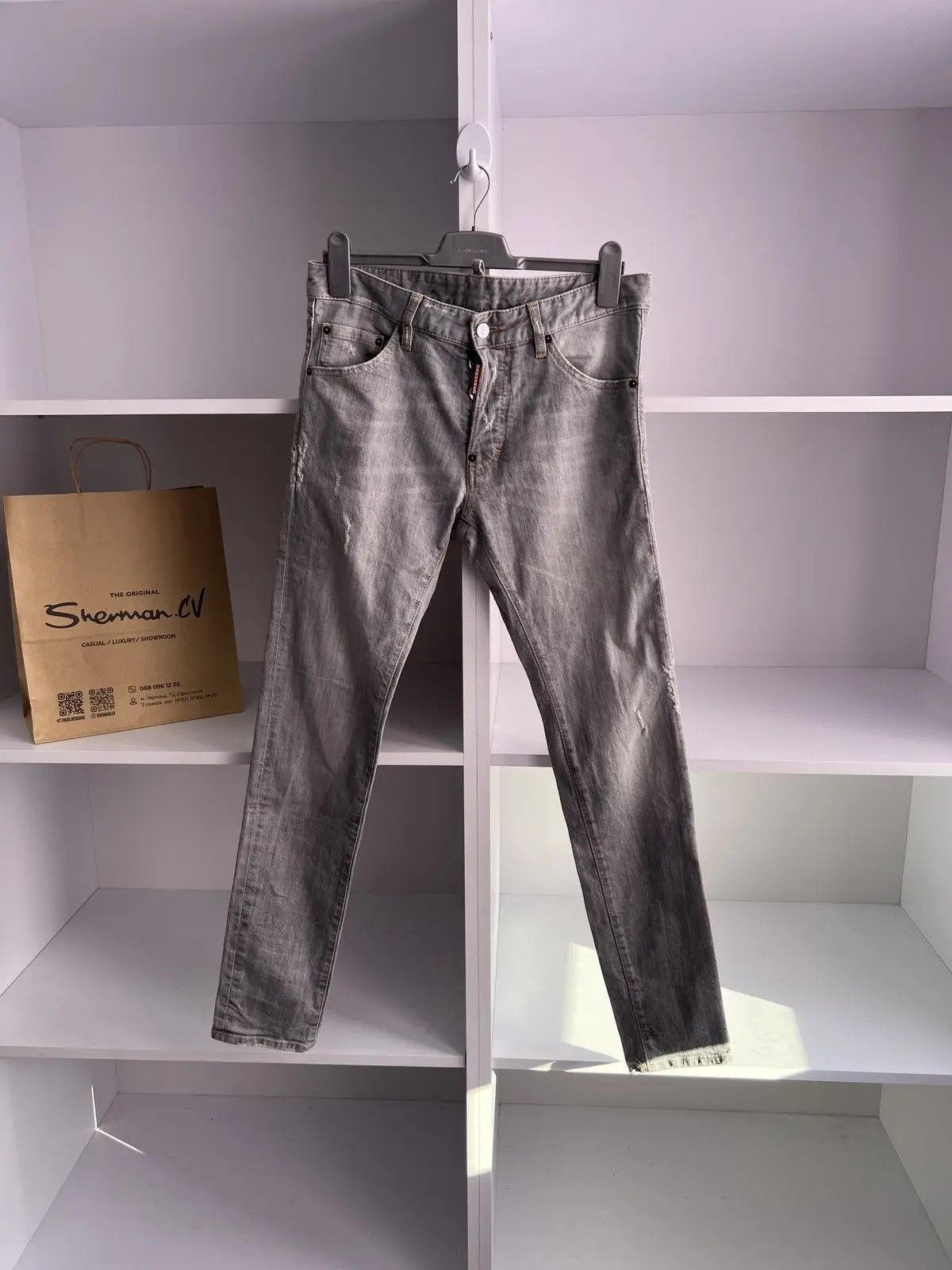Dsquared2 × Vintage Vintage Dsquared2 Luxury Gray Pants Size US 30 / EU 46 - 1 Thumbnail