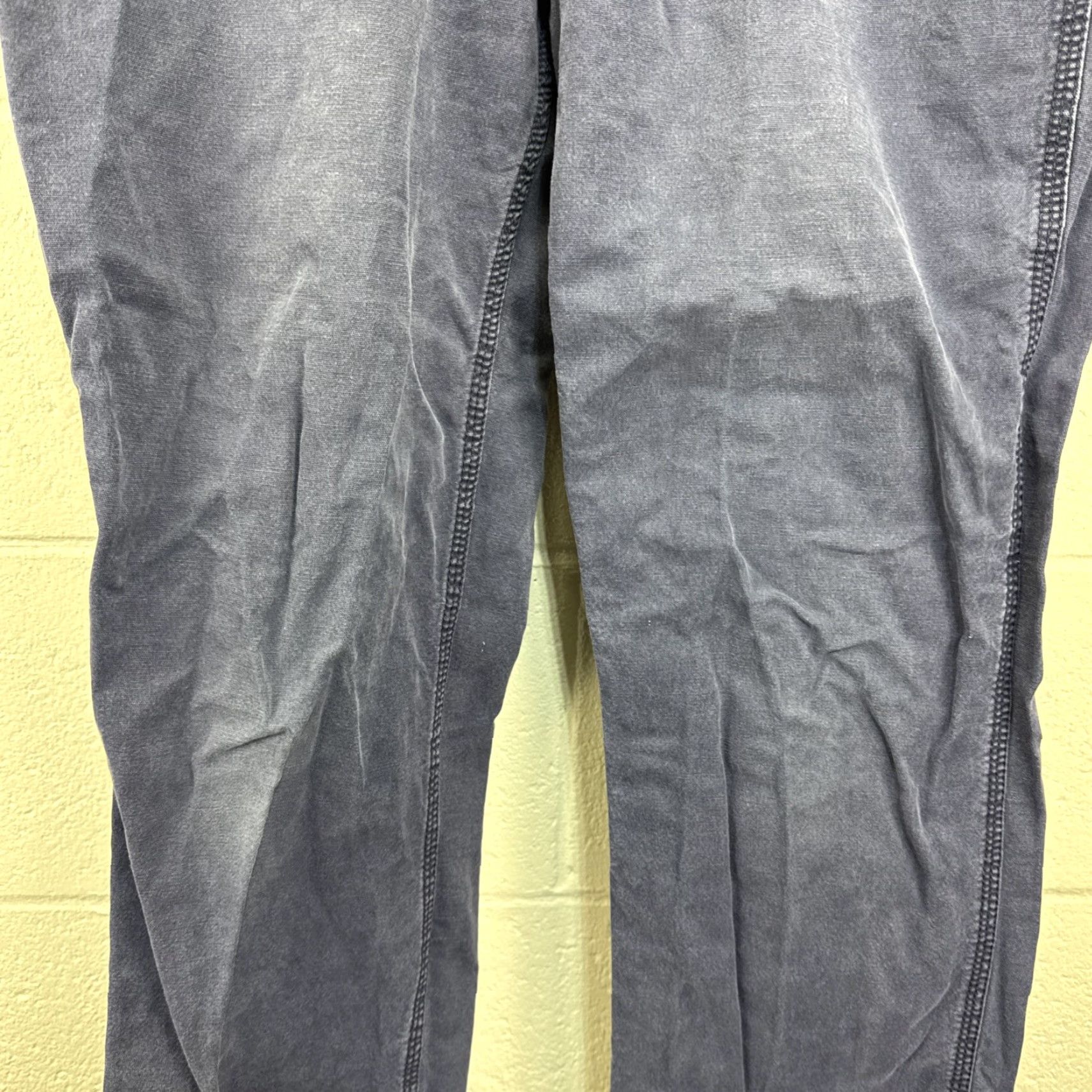 Carhartt Carhartt Mens Relaxed Fit Pants 33x34 Blue 5-Pocket Cargo Workwear Cotton Spandex Logo Belt Loops Straight Leg 102291-039 Size US 33 - 5 Thumbnail