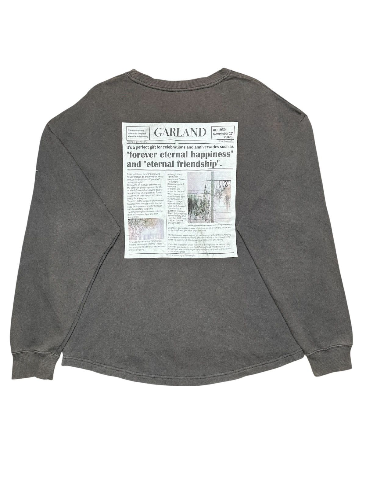 Japanese Brand Rag Machine Crewneck Sweatshirt Size US XL / EU 56 / 4 - 4 Thumbnail