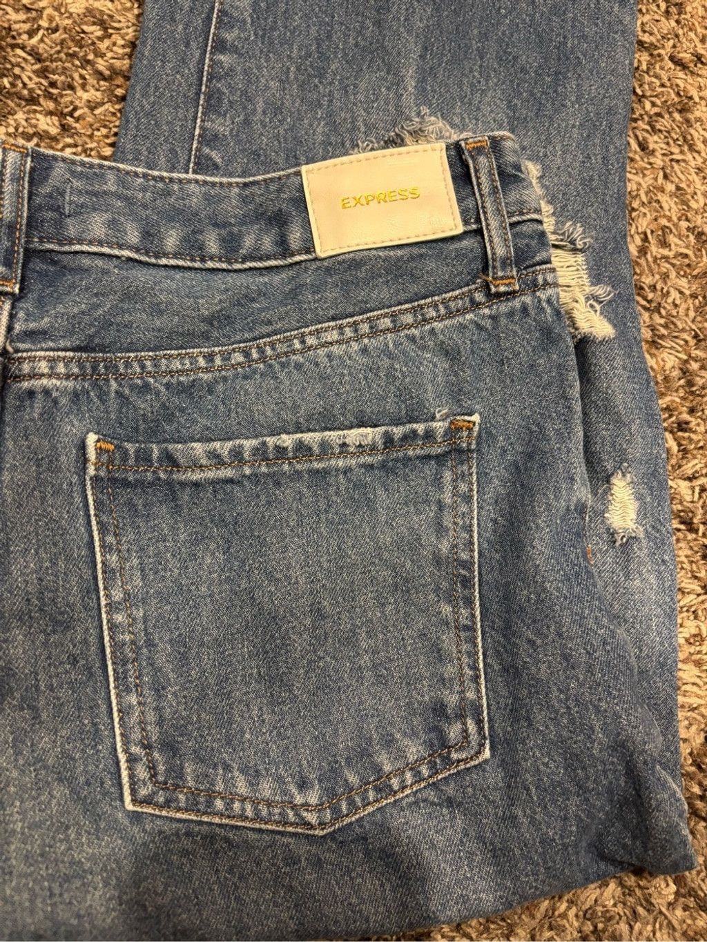 Express Express Women's 90s Ankle Boot Mid Rise Jeans Size 28" / US 6 / IT 42 - 2 Thumbnail