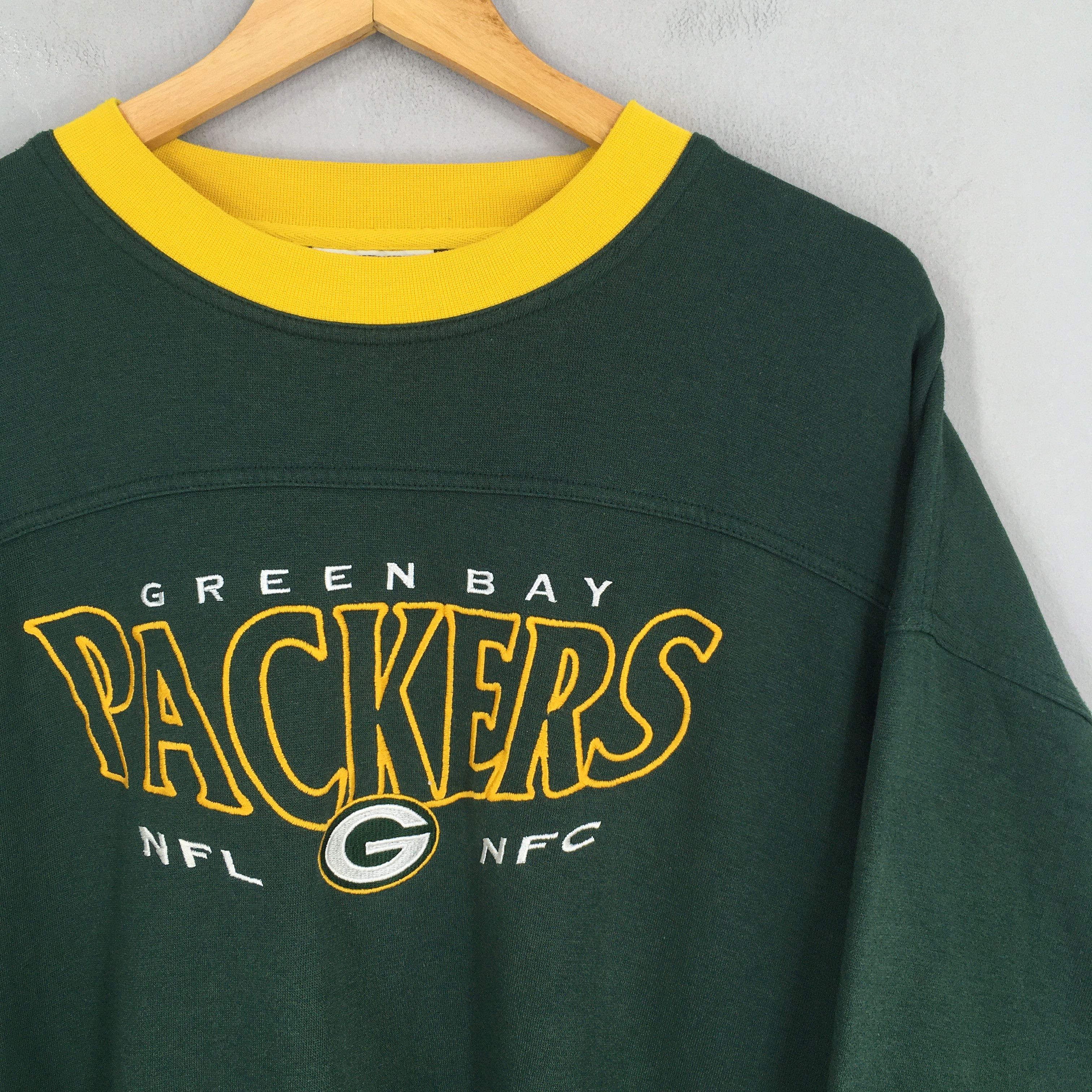 Lee × NFL 90s Green Bay Packers Football NFL SweatshirtXX Large Size US XXL / EU 58 / 5 - 2 Thumbnail