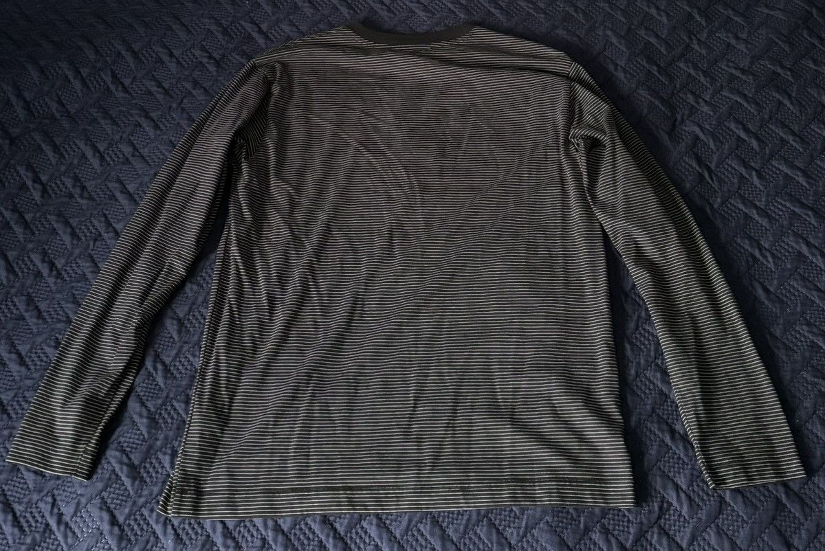 Japanese Brand × Muji MUJI Black White Striped Long Sleeve Shirt Size US S / EU 44-46 / 1 - 3 Thumbnail