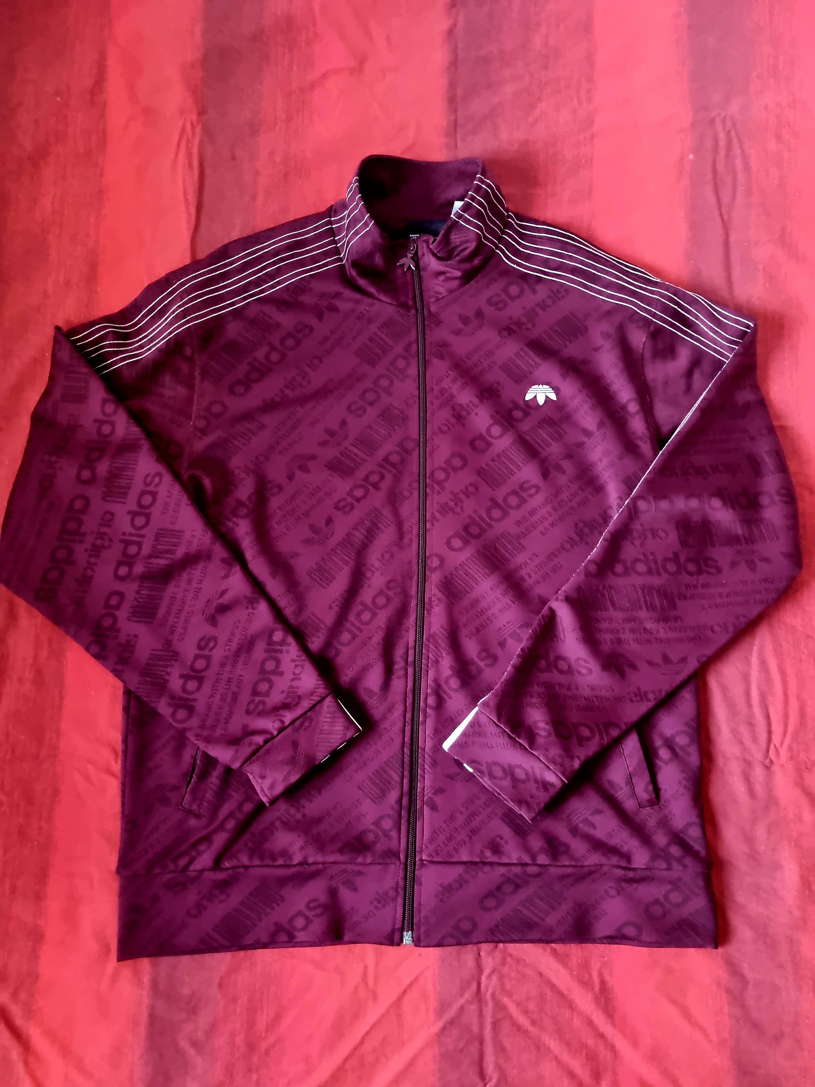 Adidas Alexander Wang Adidas Tracksuit Top Maroon Grailed