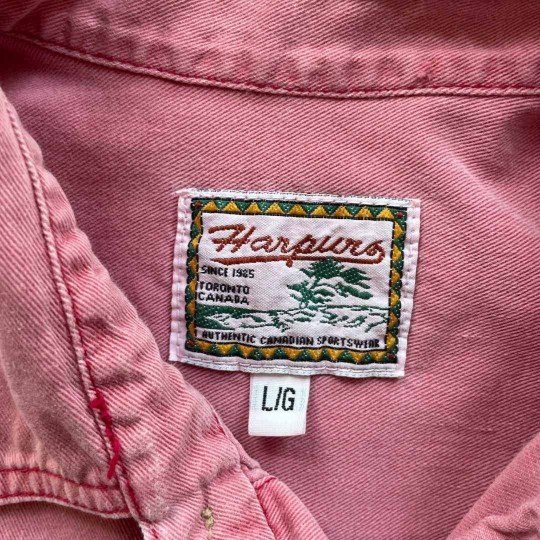 Vintage Harpurs large Vintage button down pink shirt Size US L / EU 52-54 / 3 - 2 Thumbnail