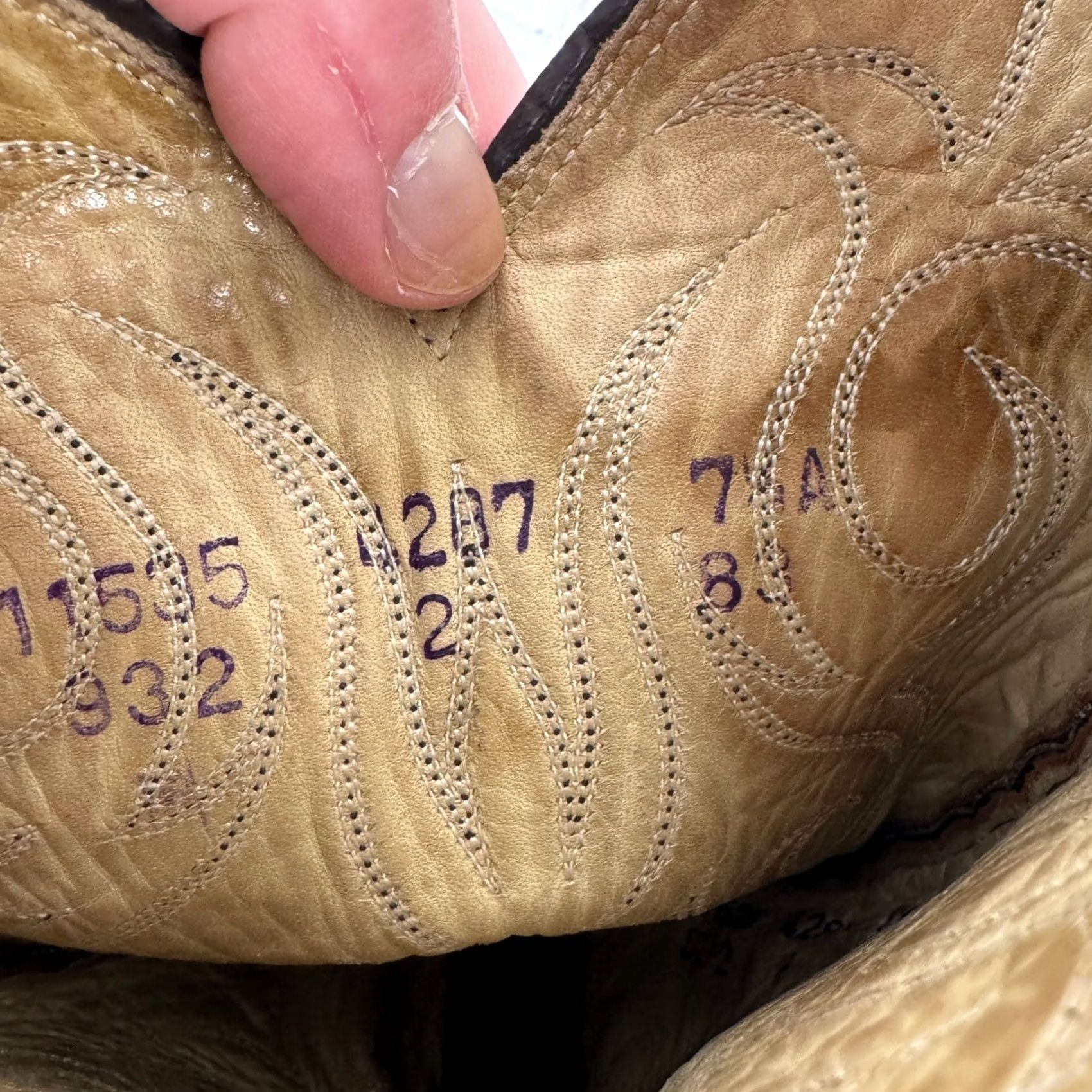 Dan Post VINTAGE Dan Post Brown Leather Western Cowboy Boots Pointed Toe 7.5 A Size US 8 / IT 38 - 2 Thumbnail