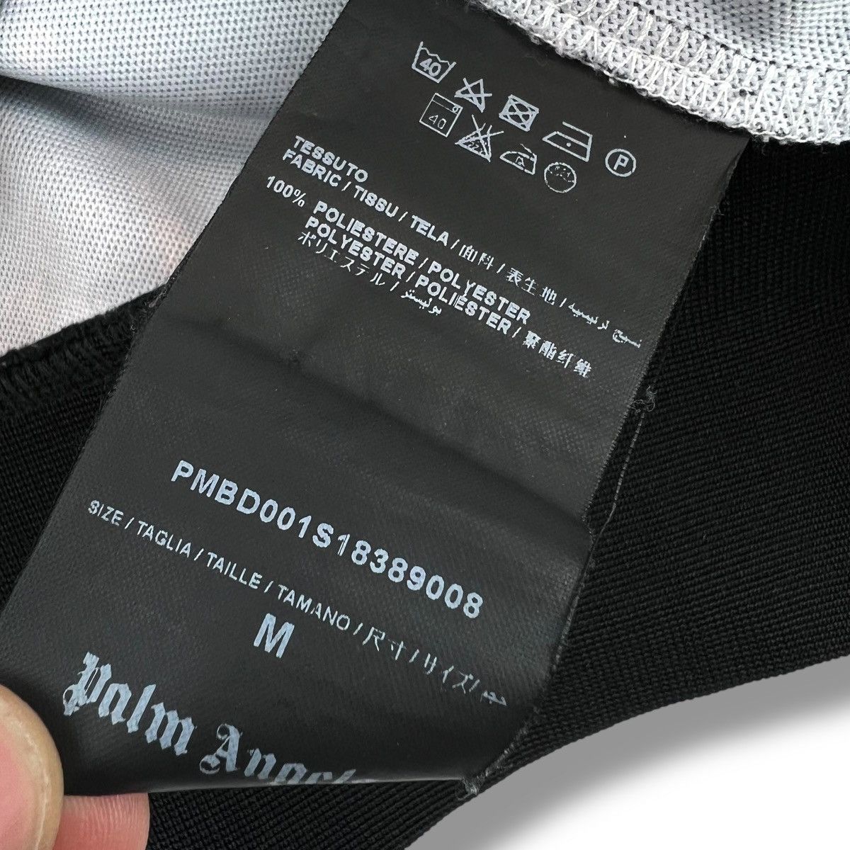 Palm Angels Palm Angels Storm Monogram Black Track Jacket Size US M / EU 48-50 / 2 - 5 Thumbnail