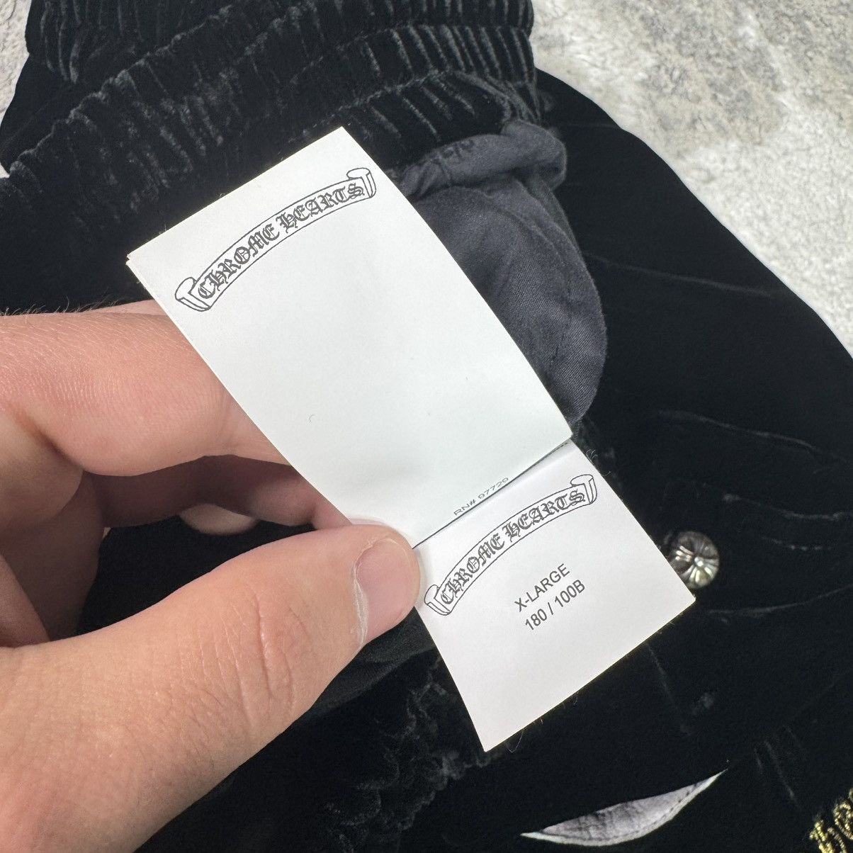 Chrome Hearts Velour leather track pant Size US 36 / EU 52 - 16 Thumbnail