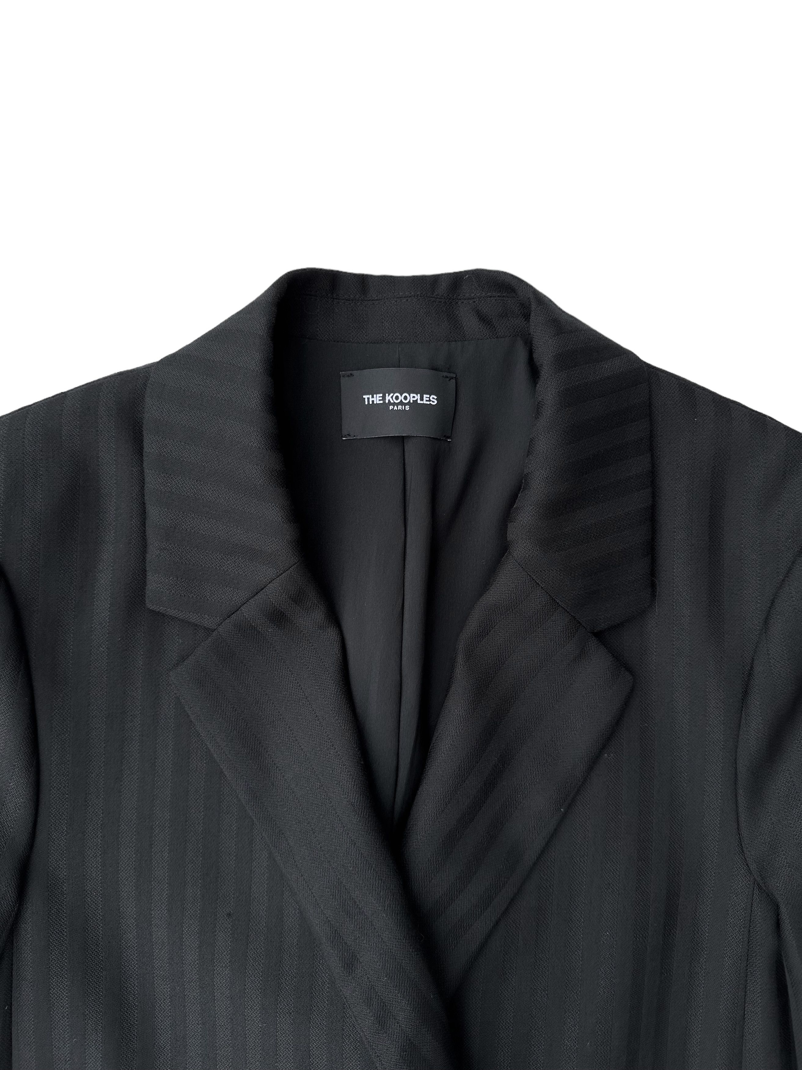 The Kooples The Kooples Paris Wool Long Blazer Double Breasted Blazer Size XS / US 0-2 / IT 36-38 - 4 Thumbnail