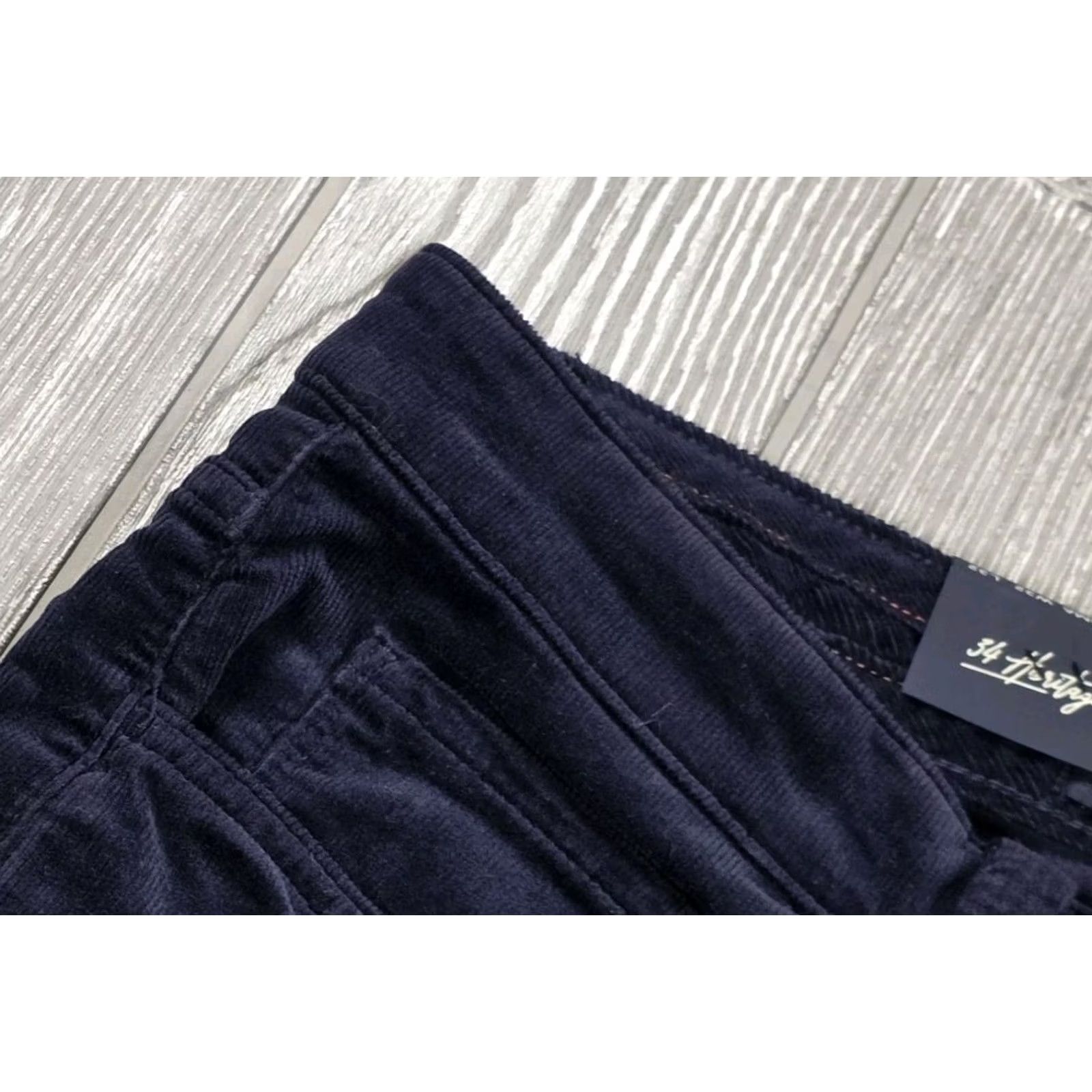 Vintage 34 Heritage Jeans 32x32 Charisma Stretch Denim Men’s Pants Navy Corduroy Tencel Blue 5-Pocket Regular Fit Vintage: No NWT Size US 32 / EU 48 - 7 Thumbnail