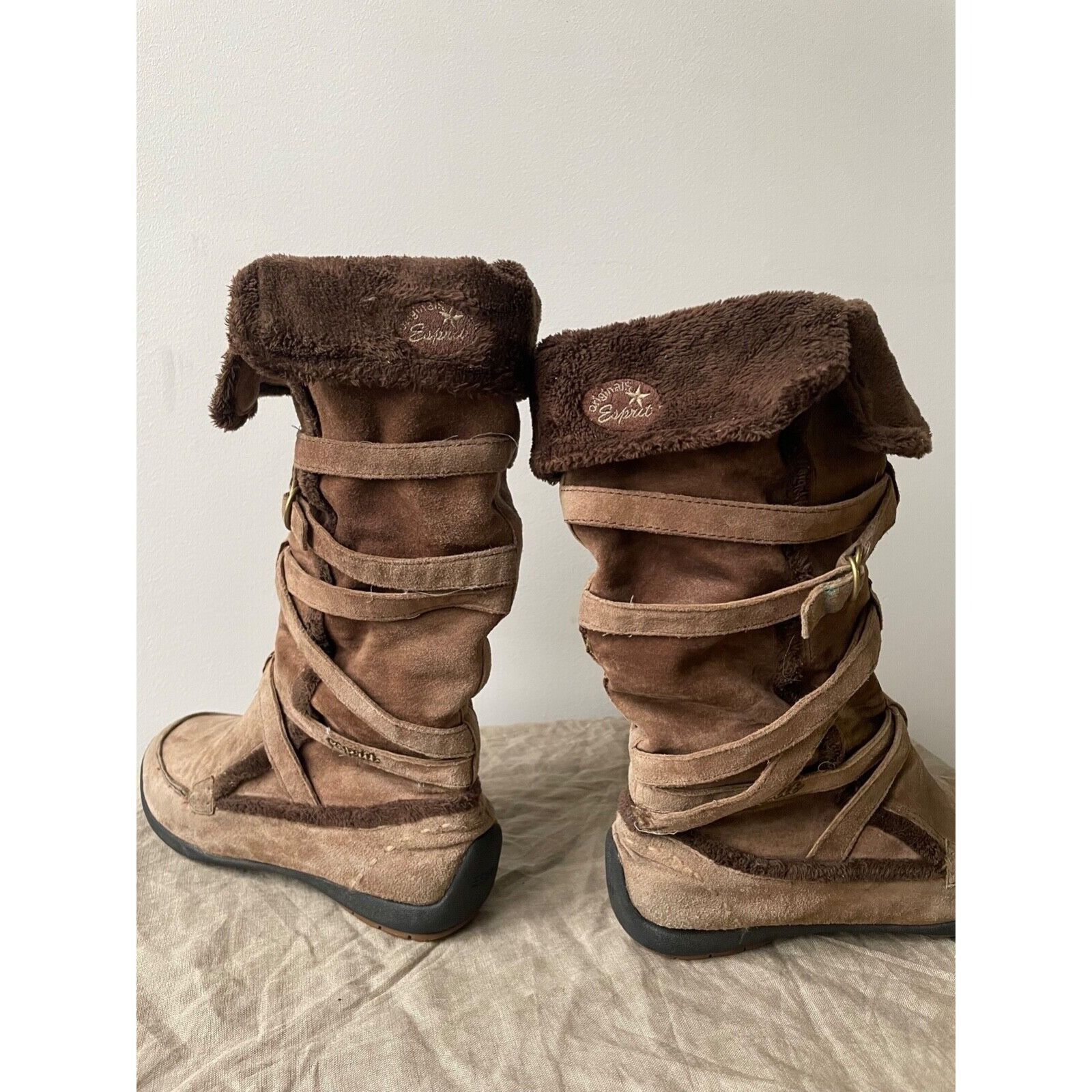 Esprit Esprit Y2K Vintage Arctic Strap High Knee Boots 8260AC Size US 6.5 / IT 36.5 - 7 Thumbnail