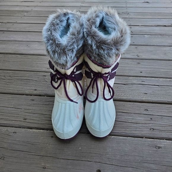 Vintage Vintage 90s y2k Weather Sport Faux Fur White Winter Boots Size US 8 / IT 38 - 4 Thumbnail