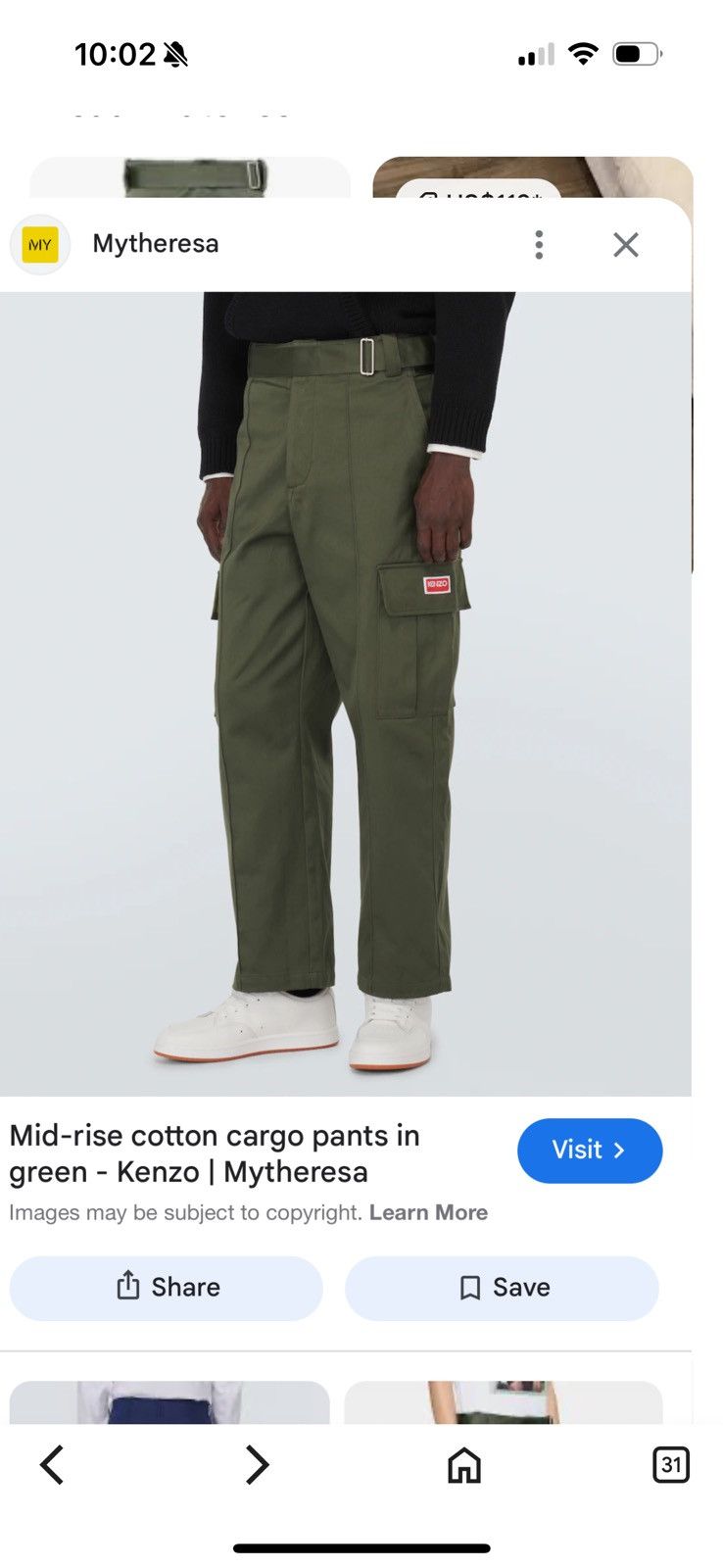 Kenzo KENZO pants STUDY PHOTOS FOR REAL TAPE MEASUREMENTS Size US 30 / EU 46 - 23 Thumbnail