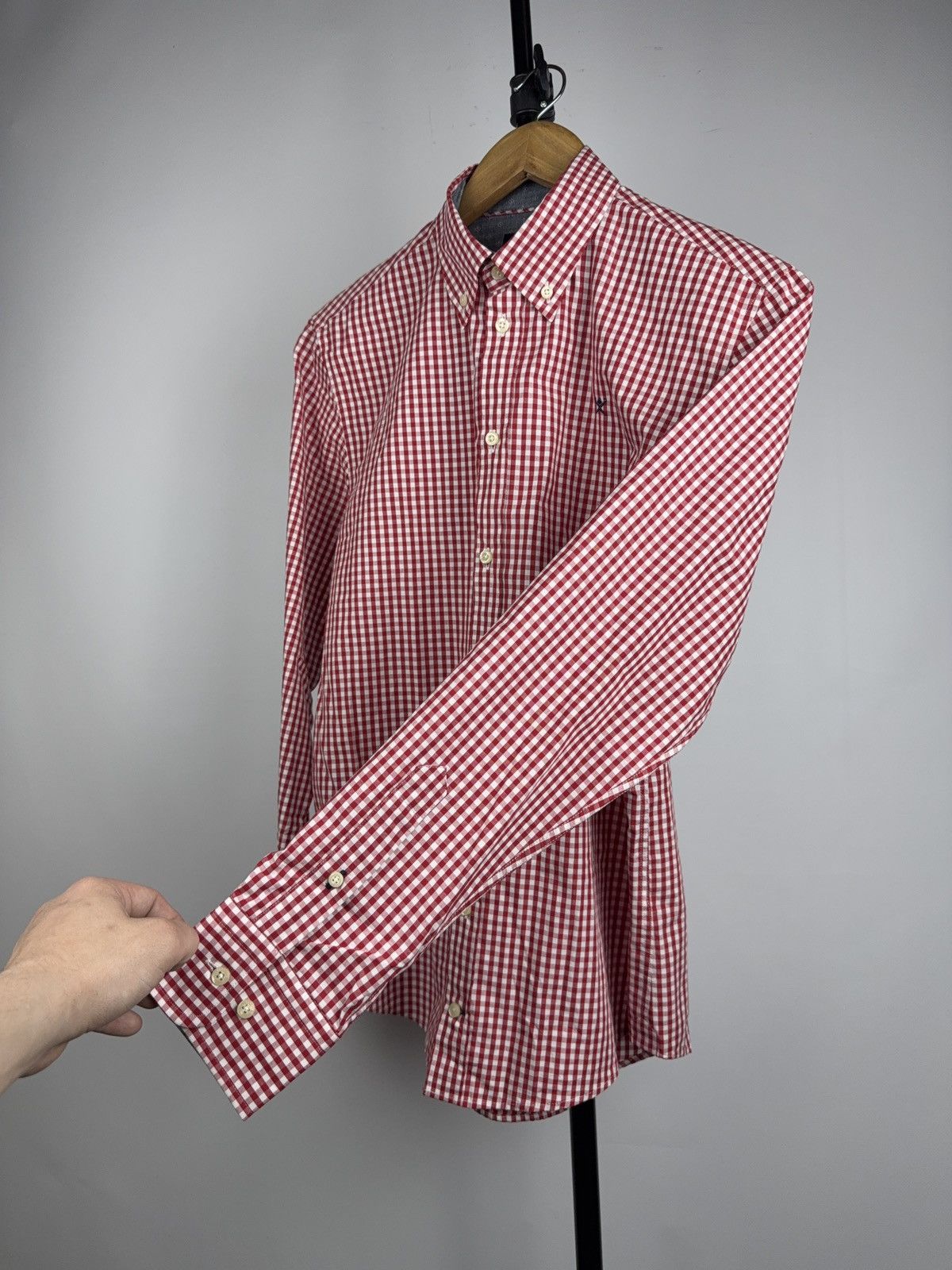 Hackett Luxury Hackett London Red Gingham Check Shirt XS / 14-15Y Size US XS / EU 42 / 0 - 5 Thumbnail