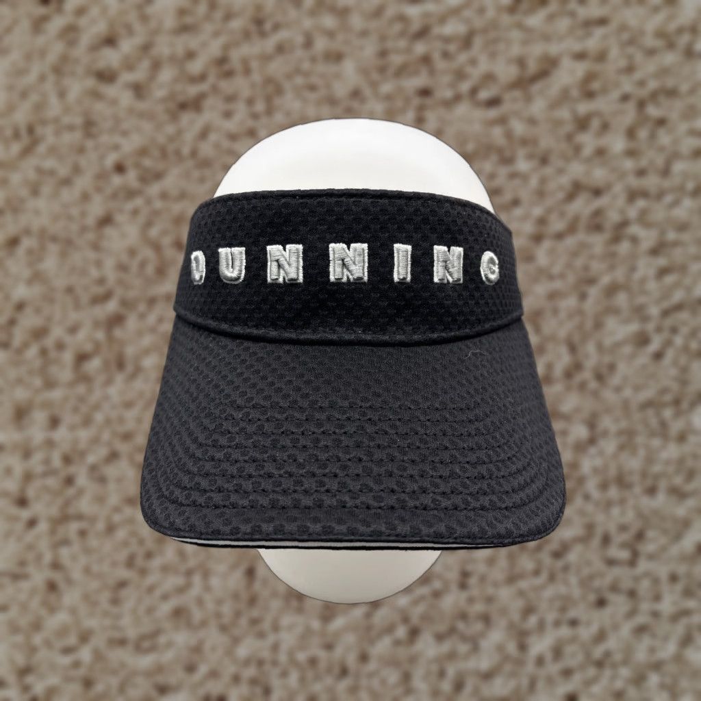 New Era New Era Visor Hat Strap Back One Size Black 100% Polyester Golf Adult Mens Cap Size ONE SIZE - 1 Thumbnail