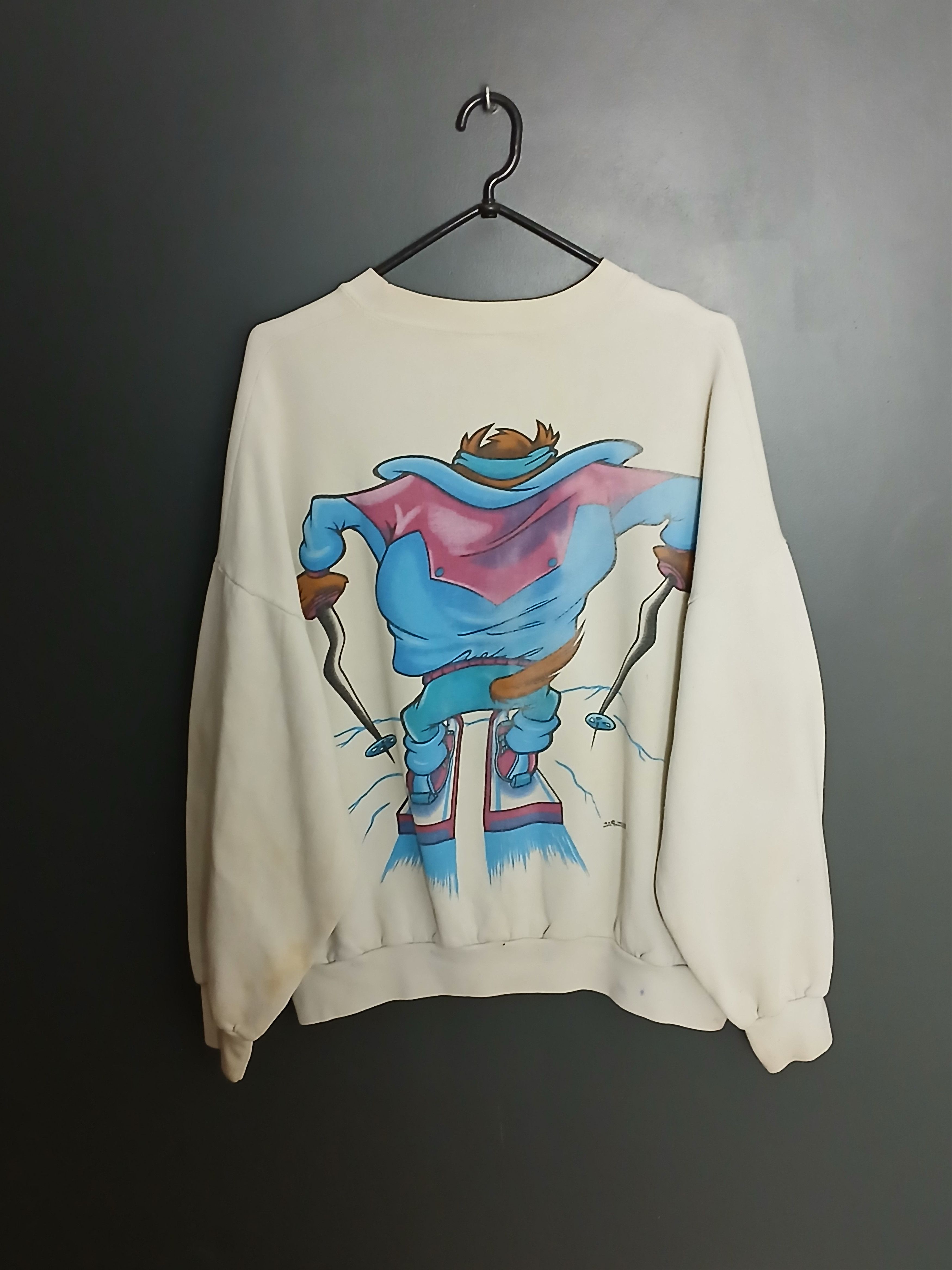 Cartoon Network × Vintage × Warner Bros Vintage 1994 Looney Tunes Taz Sweater Size US L / EU 52-54 / 3 - 2 Thumbnail