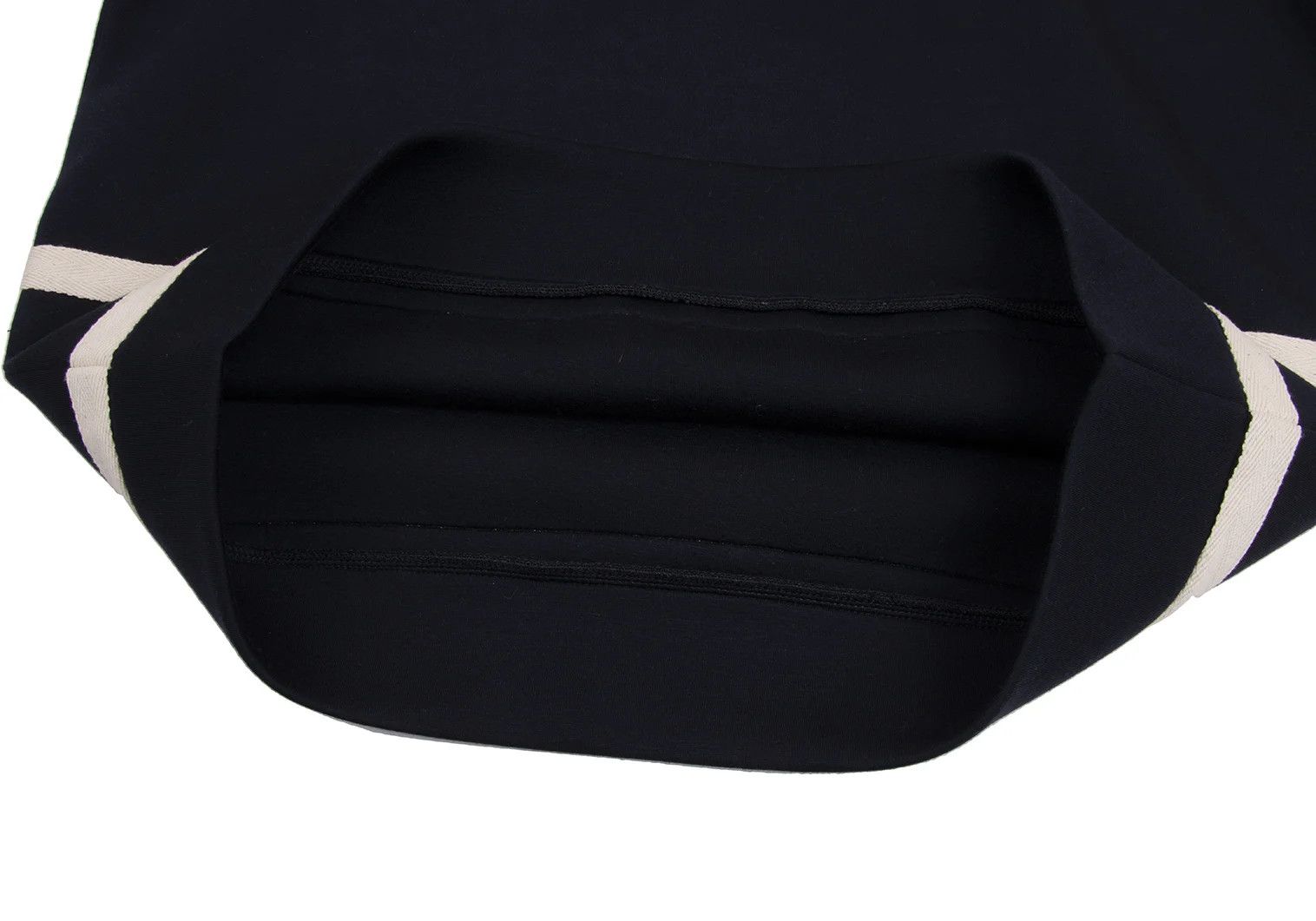 Emporio Armani Bonded Rayon Taping Line Logo Hoodie Navy M Size US M / EU 48-50 / 2 - 10 Thumbnail