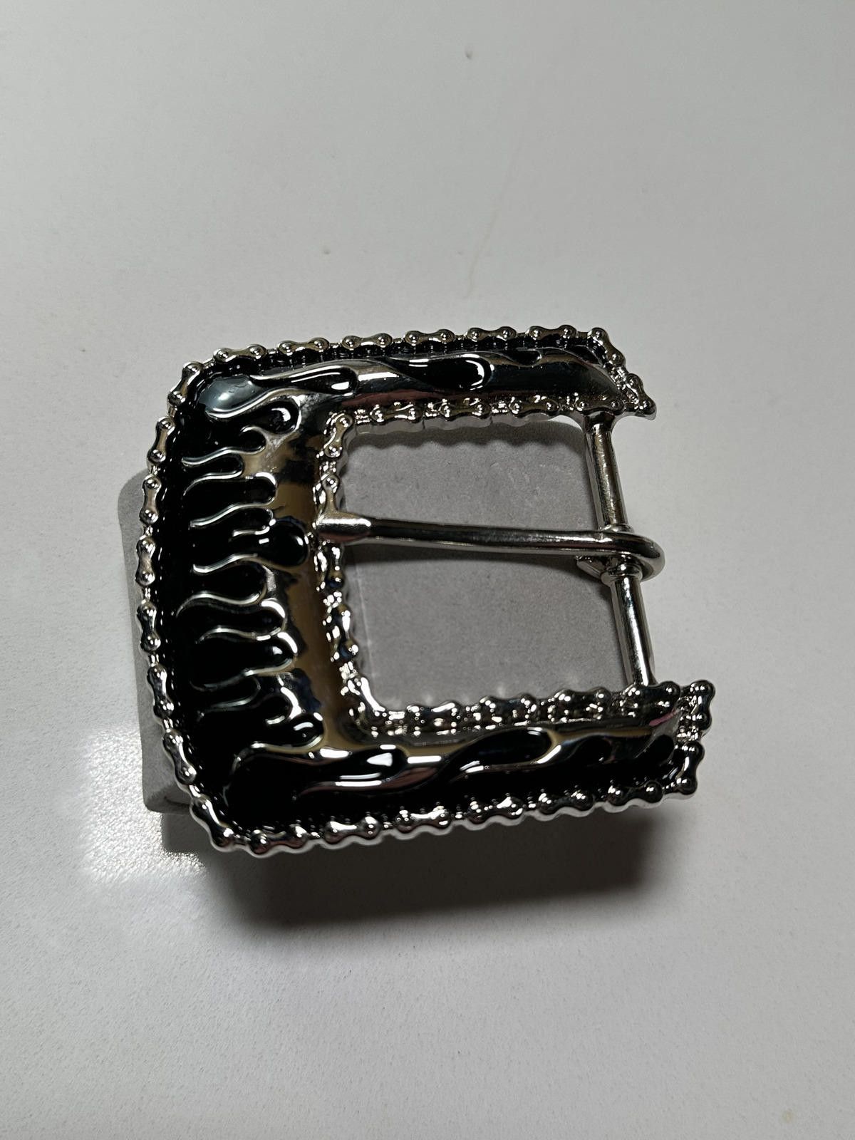 The Unbranded Brand Silver-Tone Decorative Metal Belt Buckle Size ONE SIZE - 2 Thumbnail