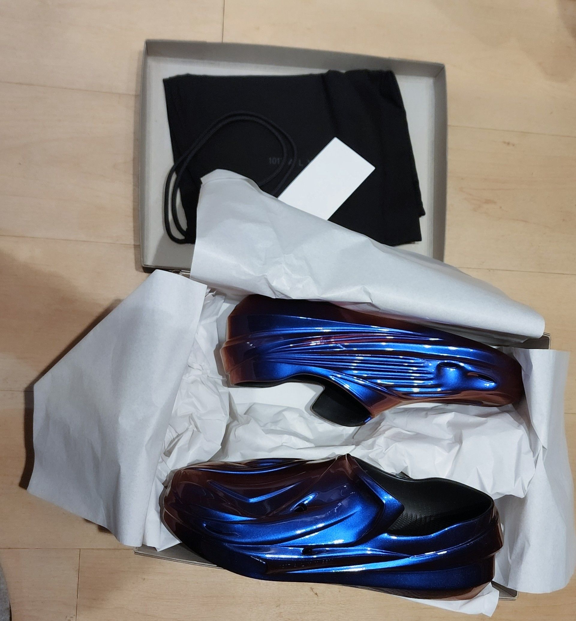 1017 ALYX 9SM 1017 ALYX 9SM - Mono Calabrone Purple Slip Ons Size US 11 / EU 44 - 13 Thumbnail
