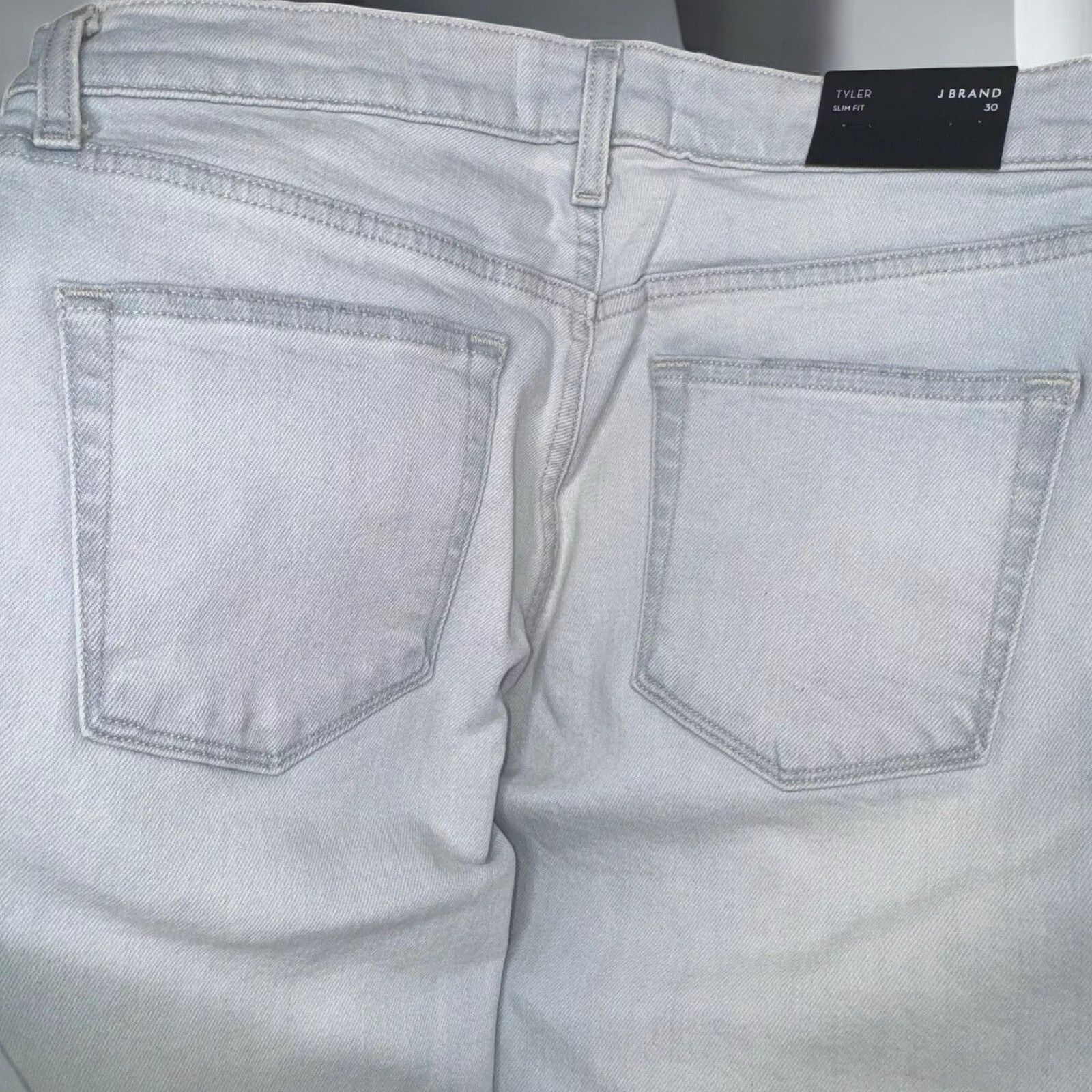J Brand J Brand Tyler Slim Fit Distressed Mens Jeans NEW 30 Size US 30 / EU 46 - 7 Thumbnail