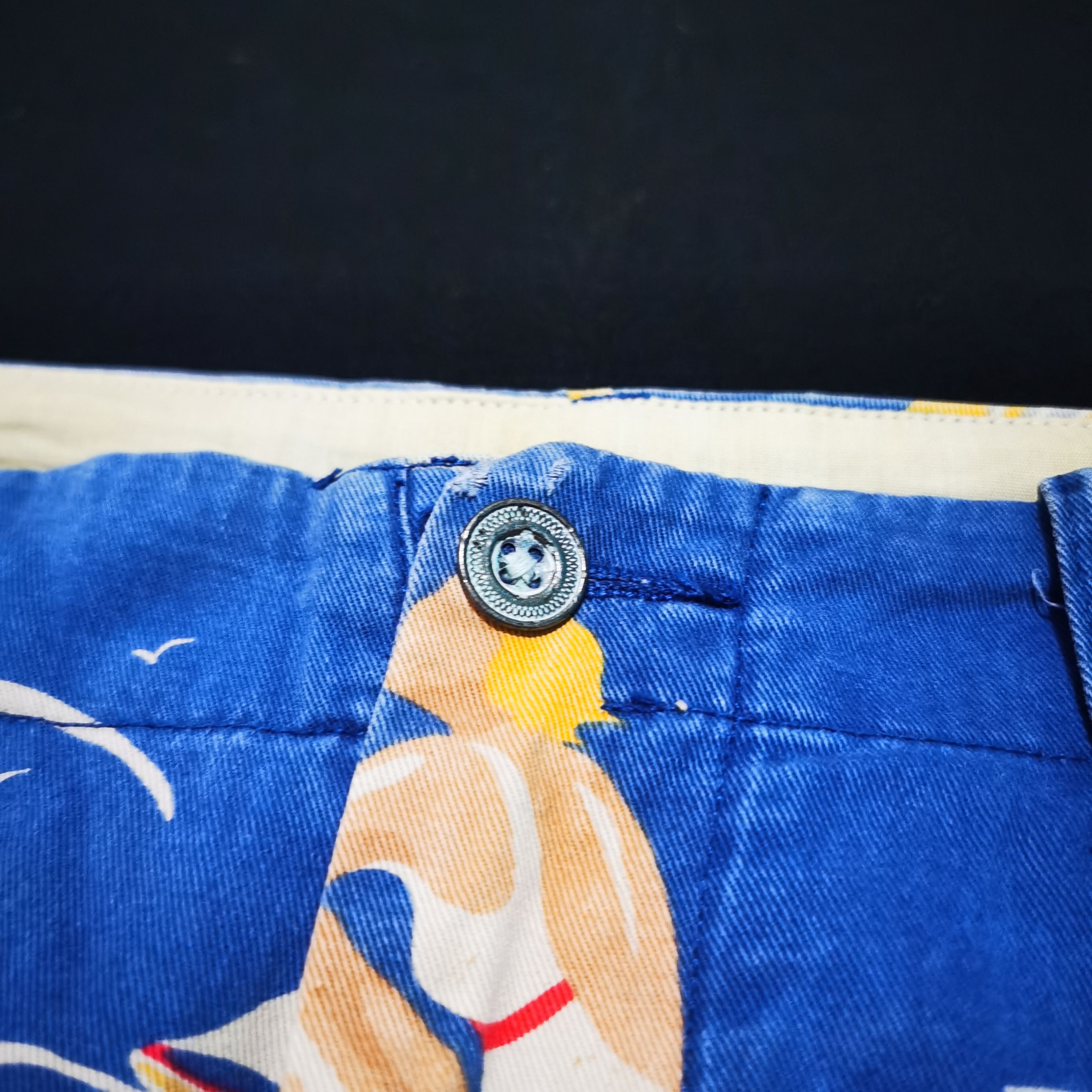 Polo Ralph Lauren × Vintage 90s Polo Ralph Lauren Printed Blue Beach Sail Umbrella Size US 34 / EU 50 - 3 Thumbnail