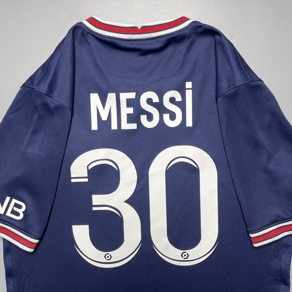 Vintage PSG NIKE 2021/2022 FOOTBALL HOME JERSEY #30 MESSI Size US S / EU 44-46 / 1 - 10 Thumbnail