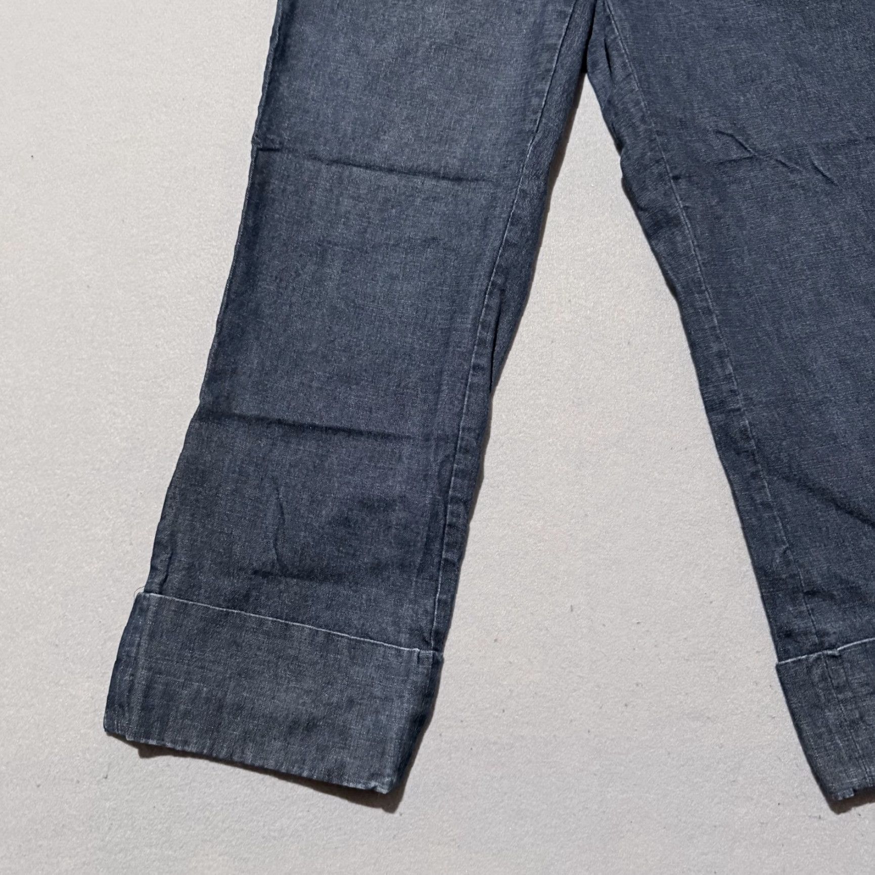 Banana Republic Banana Republic Jeans Women's Blue Crop Cuffed Zip Fly Martin Fit 10 Denim"} Size 32" / US 10 / IT 46 - 5 Thumbnail