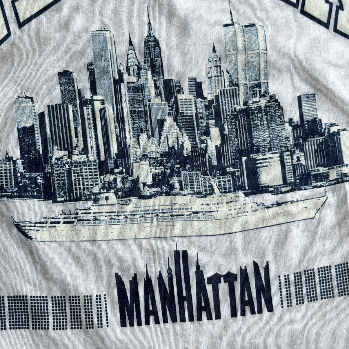 Vintage Vintage 90s Manhattan New York City Promo Single Stitch Tee Size US XL / EU 56 / 4 - 4 Thumbnail