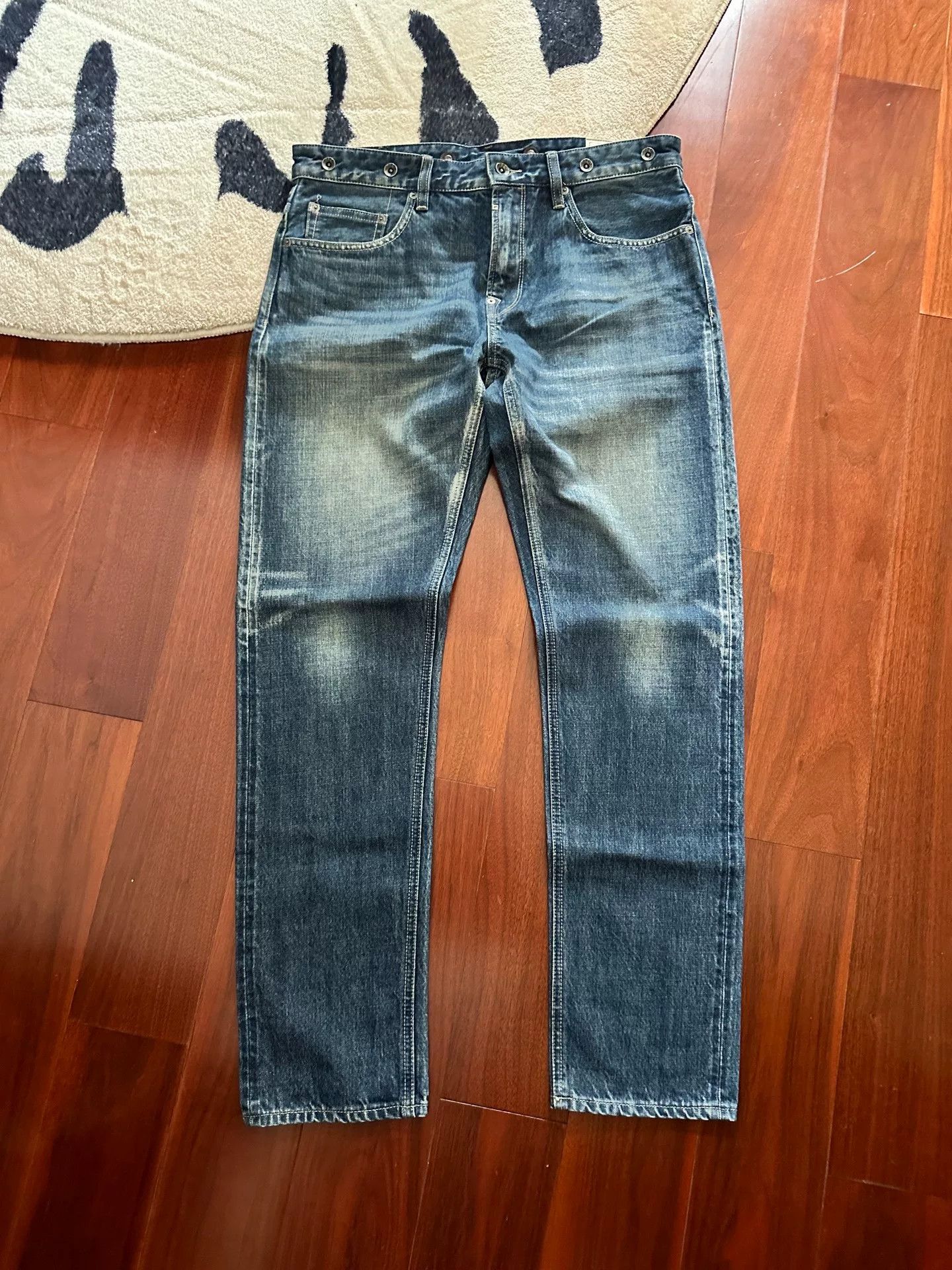Bape BAPE Washed Selvedge Five-Pocket Jeans Size US 34 / EU 50 - 1 Thumbnail