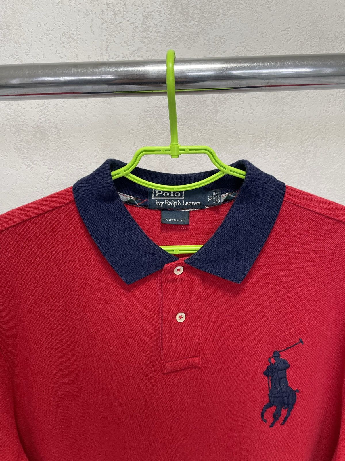 Polo Ralph Lauren × Ralph Lauren × Vintage Vintage Y2K Polo Ralph Lauren Polo Shirt Big Pony Logo Size US XL / EU 56 / 4 - 3 Thumbnail