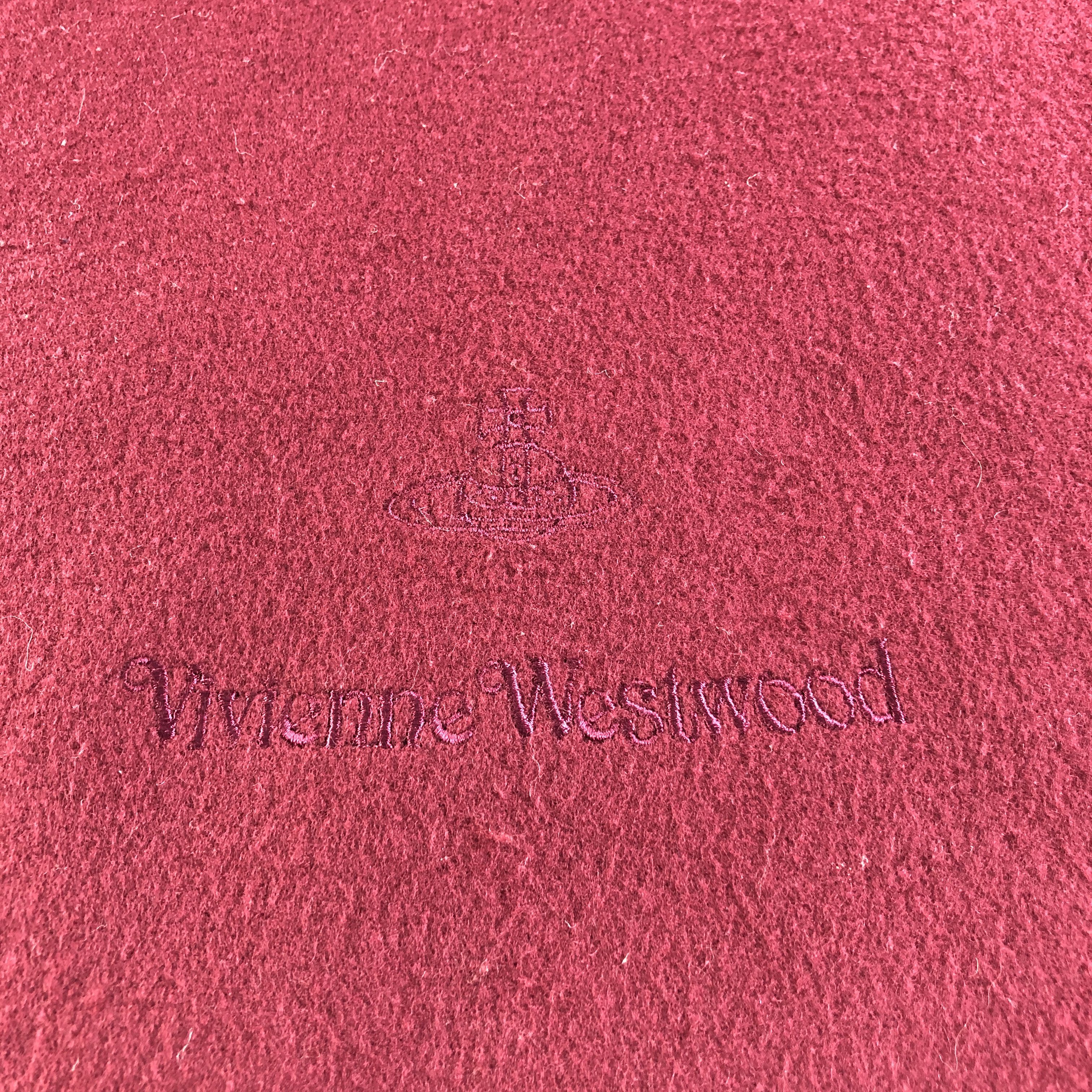 Vivienne Westwood Vivienne Westwood Plain Wool Scarf Muffler V2647 Size ONE SIZE - 5 Thumbnail