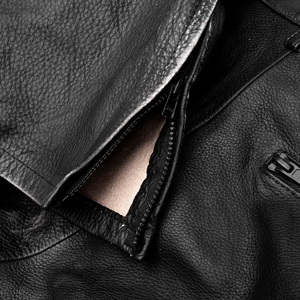 Saint Michael o1mle0326 Leather Racer Pants in Black Size US 30 / EU 46 - 5 Thumbnail