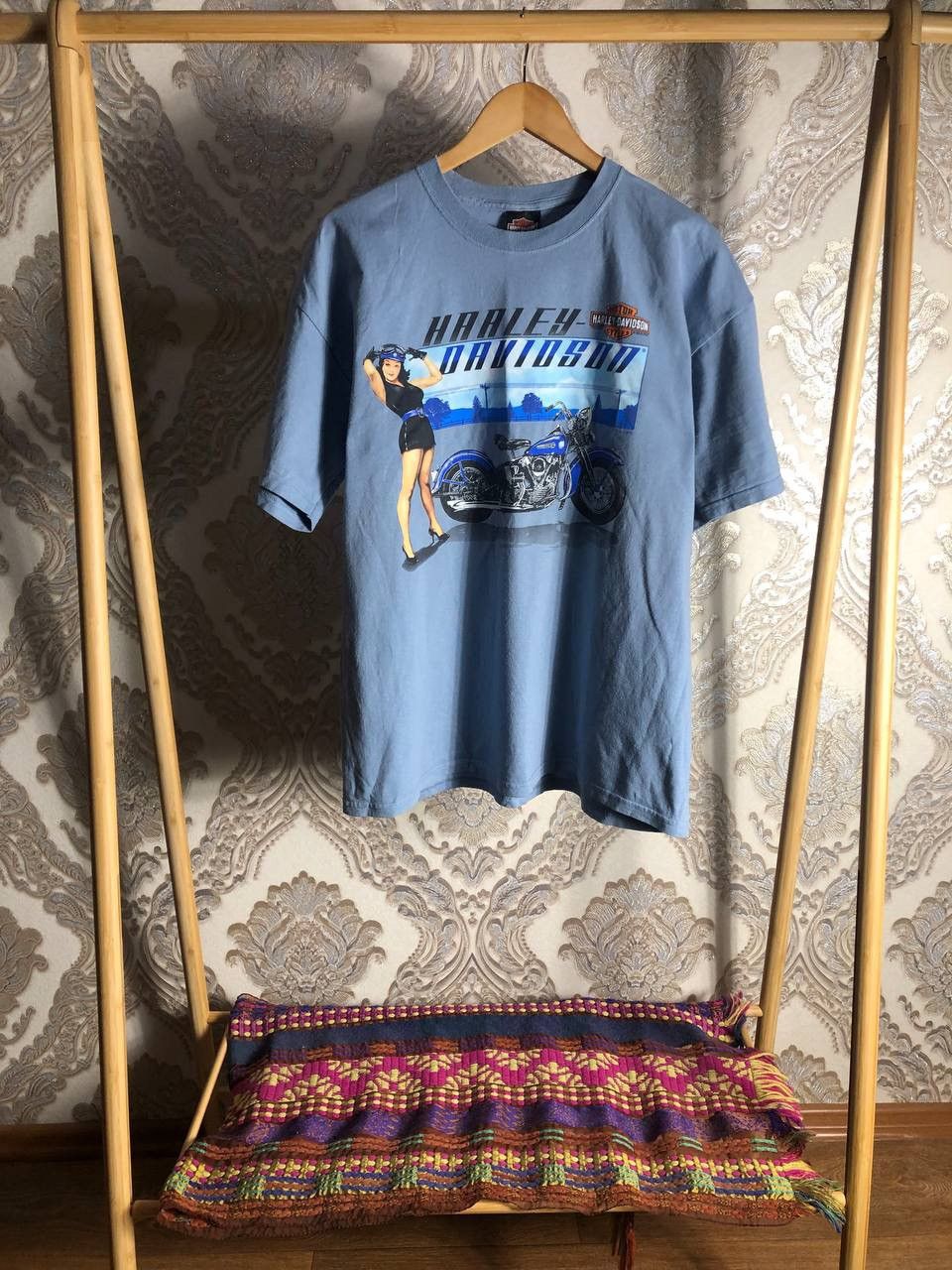 Harley Davidson × Vintage VERY RARE HARLEY DAVIDSON EUROPEAN BIKE WEEK DOUBLE PRINTED Size US XL / EU 56 / 4 - 1 Thumbnail
