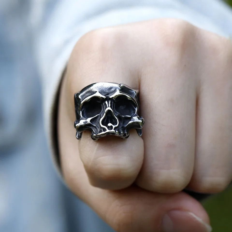Japanese Brand × Vintage skull ring Size ONE SIZE - 2 Thumbnail