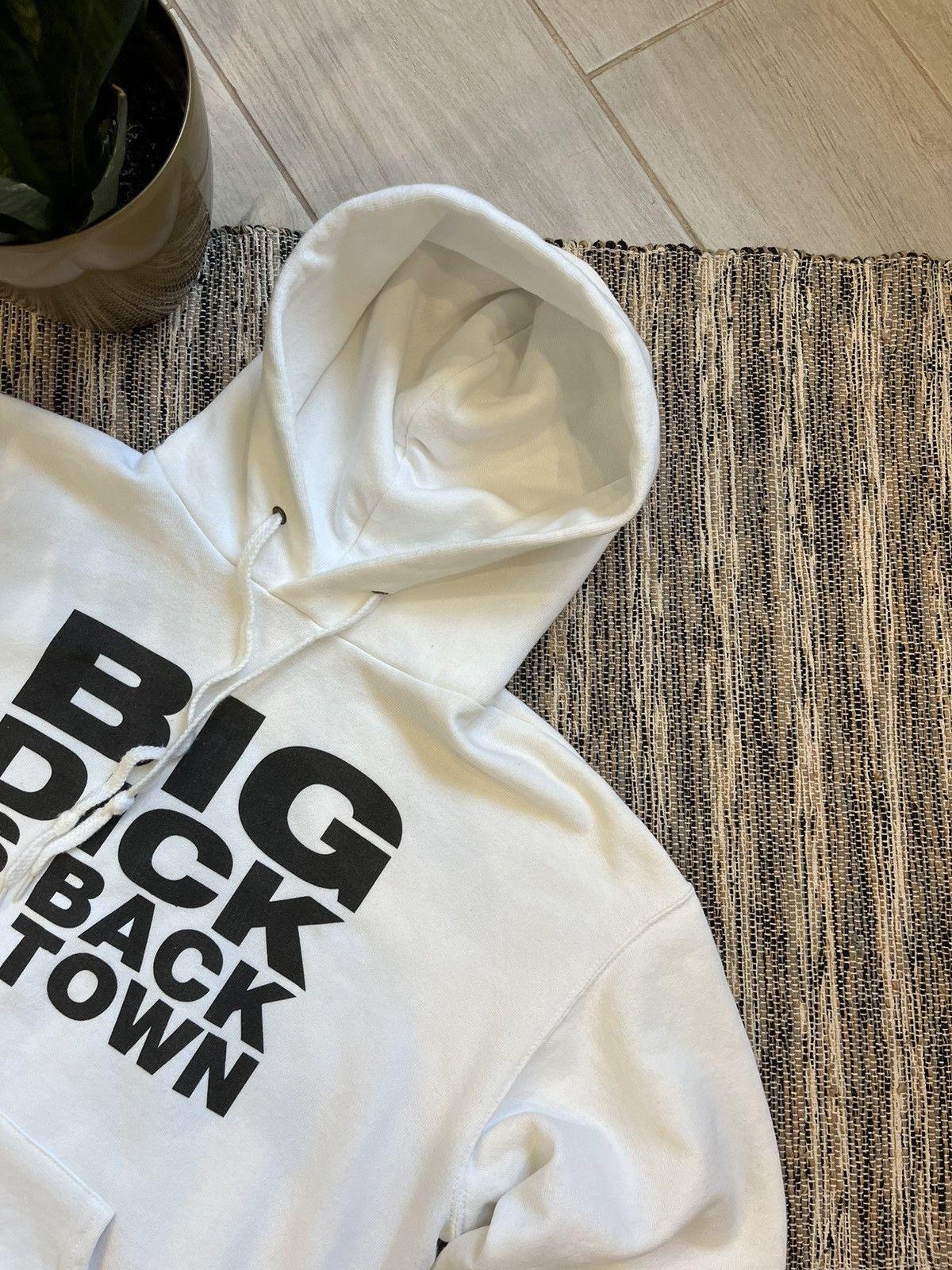 Fruit Of The Loom × Vintage Vintage Big Dick is back in town hoodie sweatshirt Size US M / EU 48-50 / 2 - 2 Thumbnail