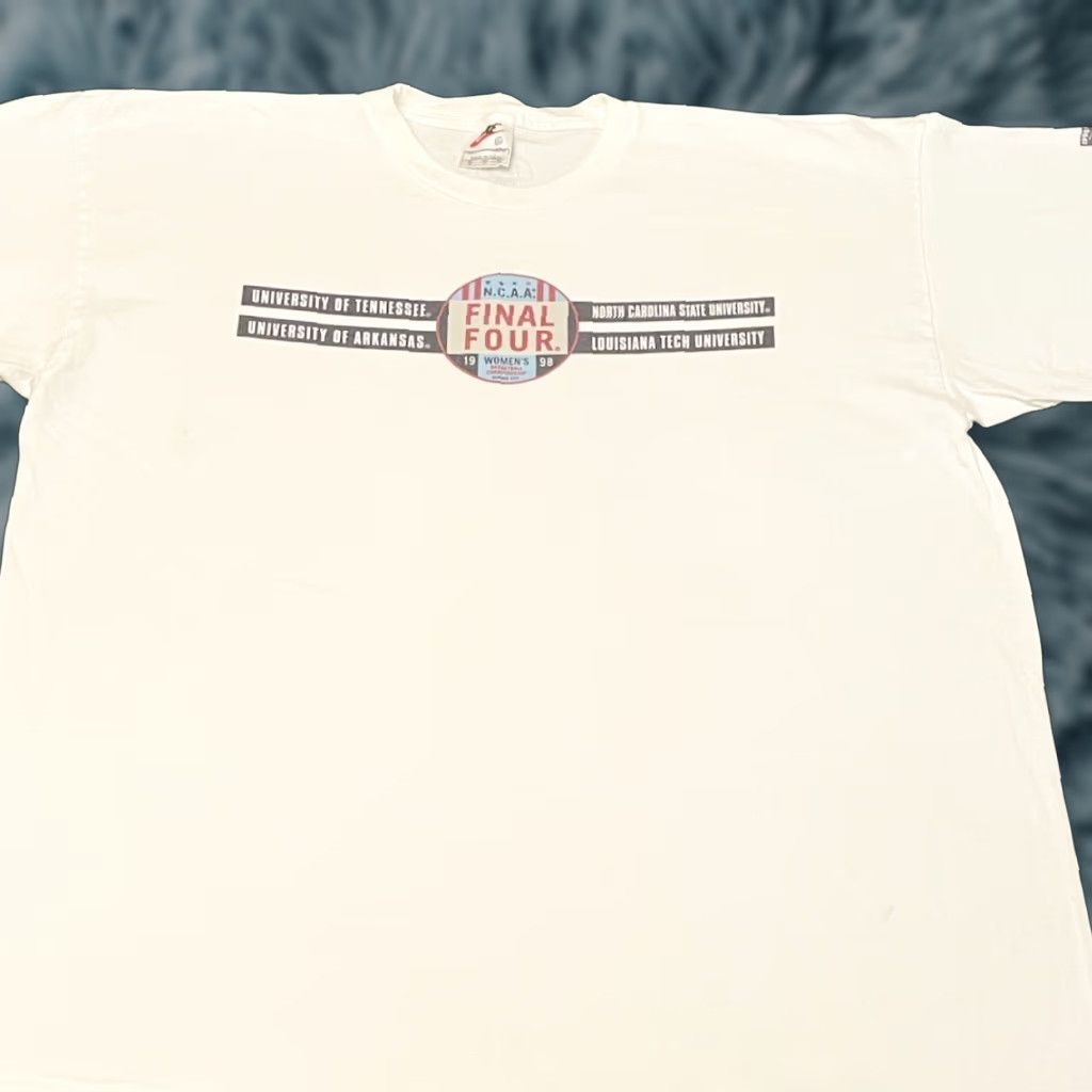 Nike VINTAGE Nike NCAA 1998 Final Four VTG Shirt Men 2XL White 90s Basketball Womens Size XXL / US 16-18 / IT 52-54 - 1 Thumbnail