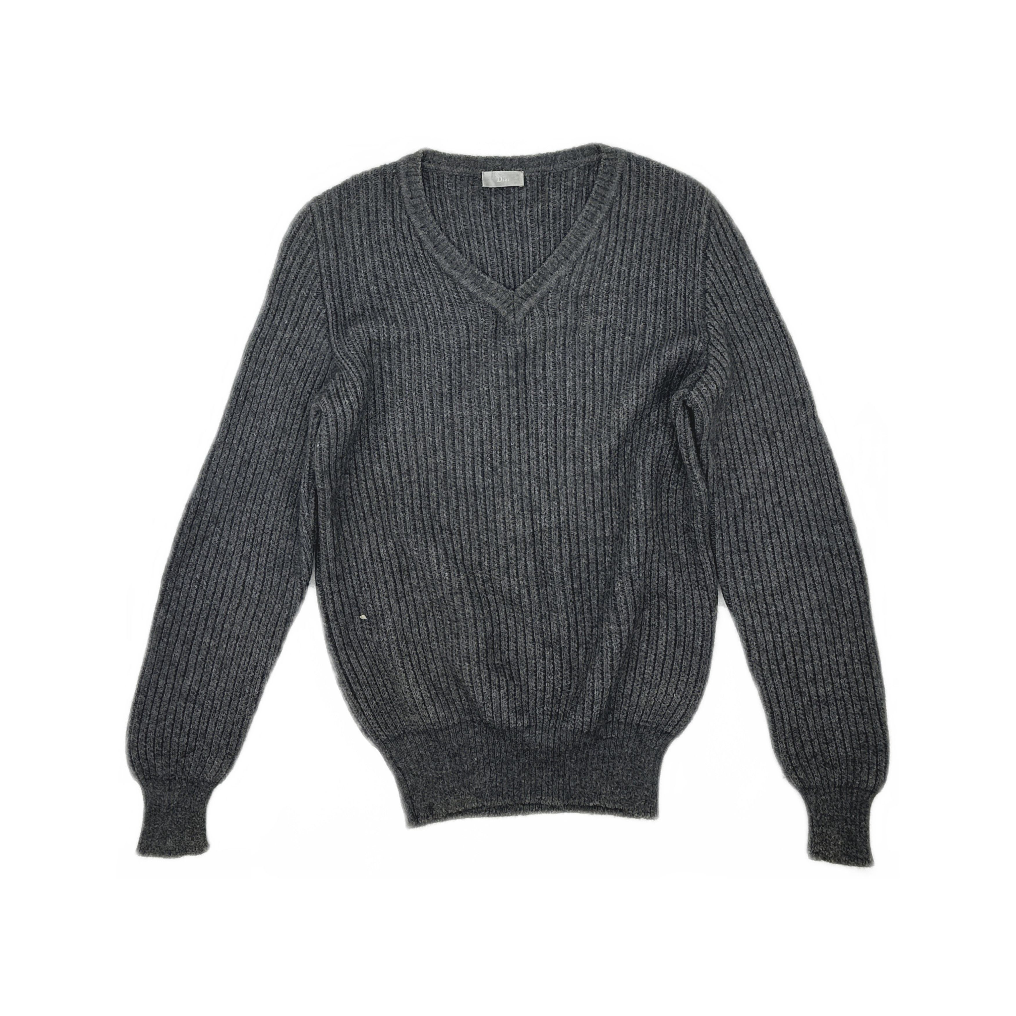Dior Dior Elbow Patch V-Neck Sweater Size S Size US S / EU 44-46 / 1 - 1 Thumbnail