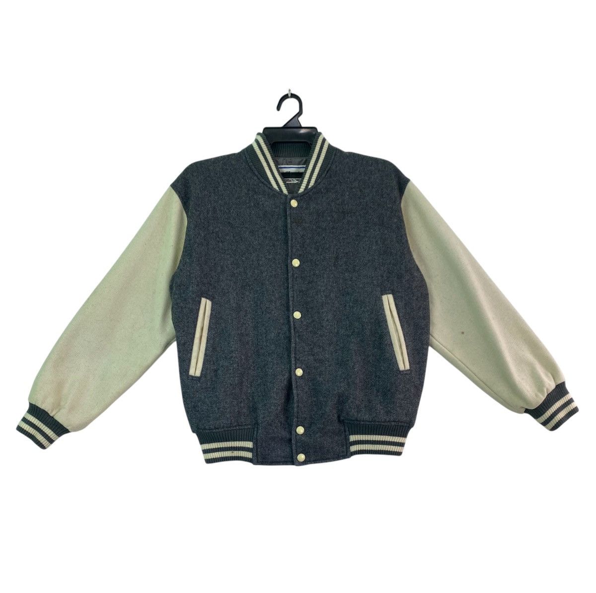 Vintage Vtg 90s Plumfield varsity jacket Size US L / EU 52-54 / 3 - 1 Thumbnail