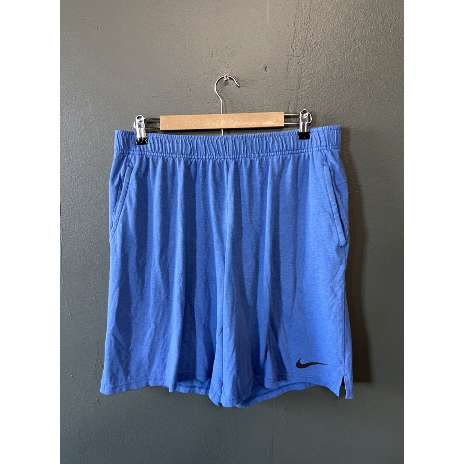 Nike Nike Dri-Fit Mens Athletic Sweat Shorts XL Blue Size US 36 / EU 52 - 2 Thumbnail