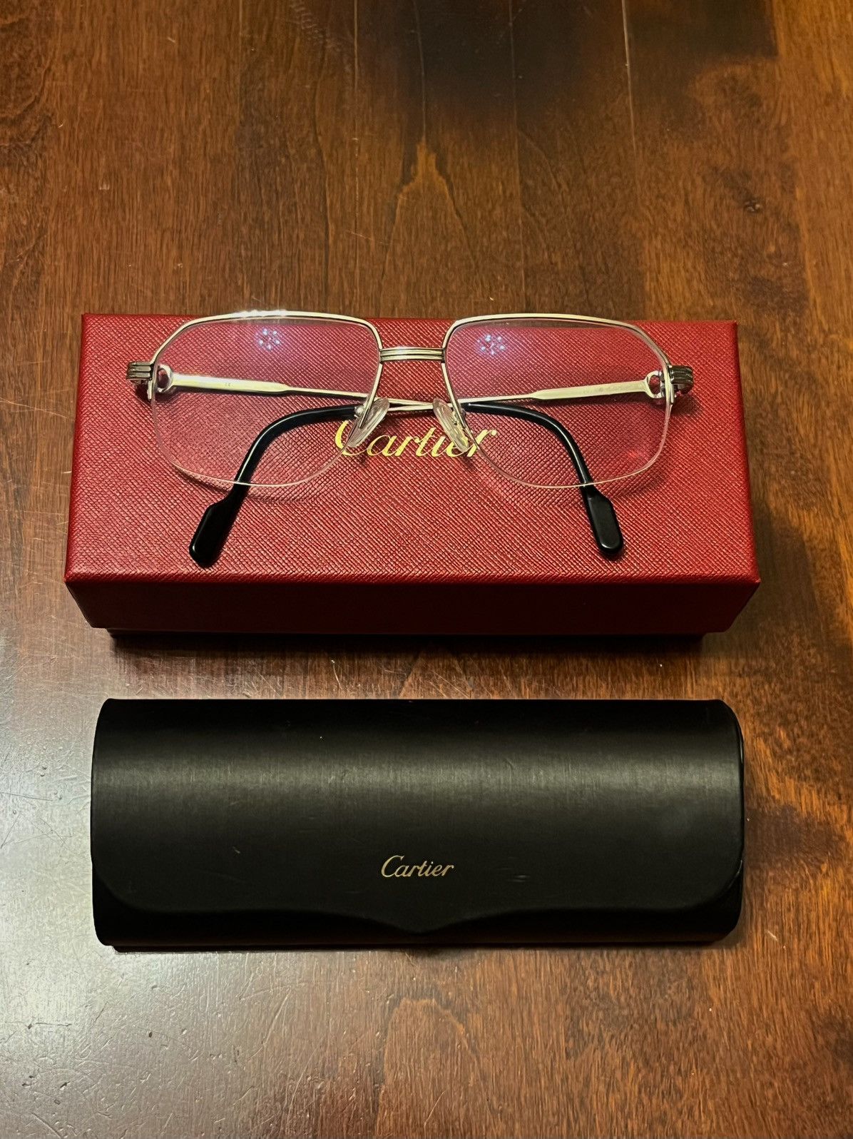 Cartier Cartier CT0285O 001 Silver Size ONE SIZE - 1 Thumbnail
