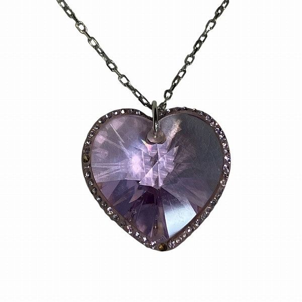 Swarovski Swarovski Reverie Violet Heart Necklace Metal Necklace DUTY FREE for USA