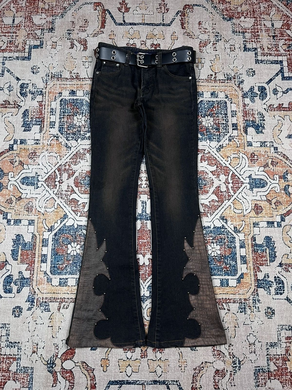Japanese Brand Kesson Flare Denim Pants Ifsix Style Size US 28 / EU 44 - 1 Thumbnail