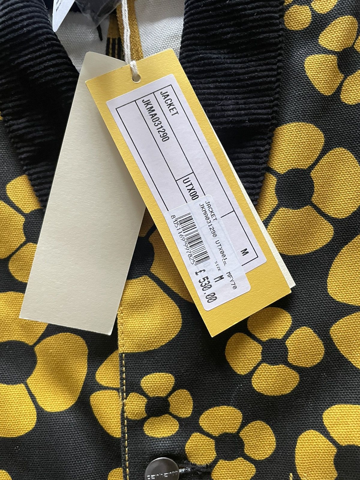 Marni MARNI X CARHARTT WIP FLORAL YELLOW CHORE WORK JACKET Size US M / EU 48-50 / 2 - 7 Thumbnail