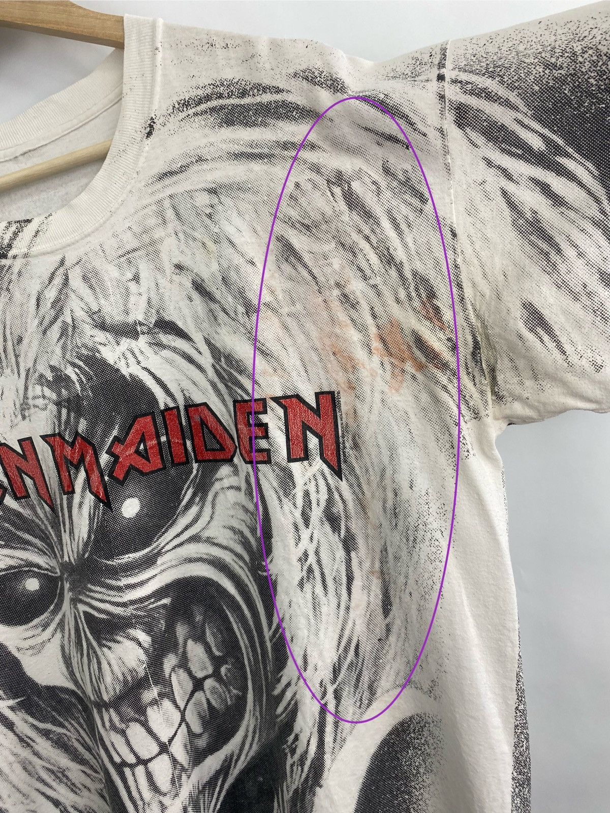 Iron Maiden ☠️ Vintage 1999 Iron Maiden Rock Band t-shirt rare retro Size US XL / EU 56 / 4 - 9 Thumbnail