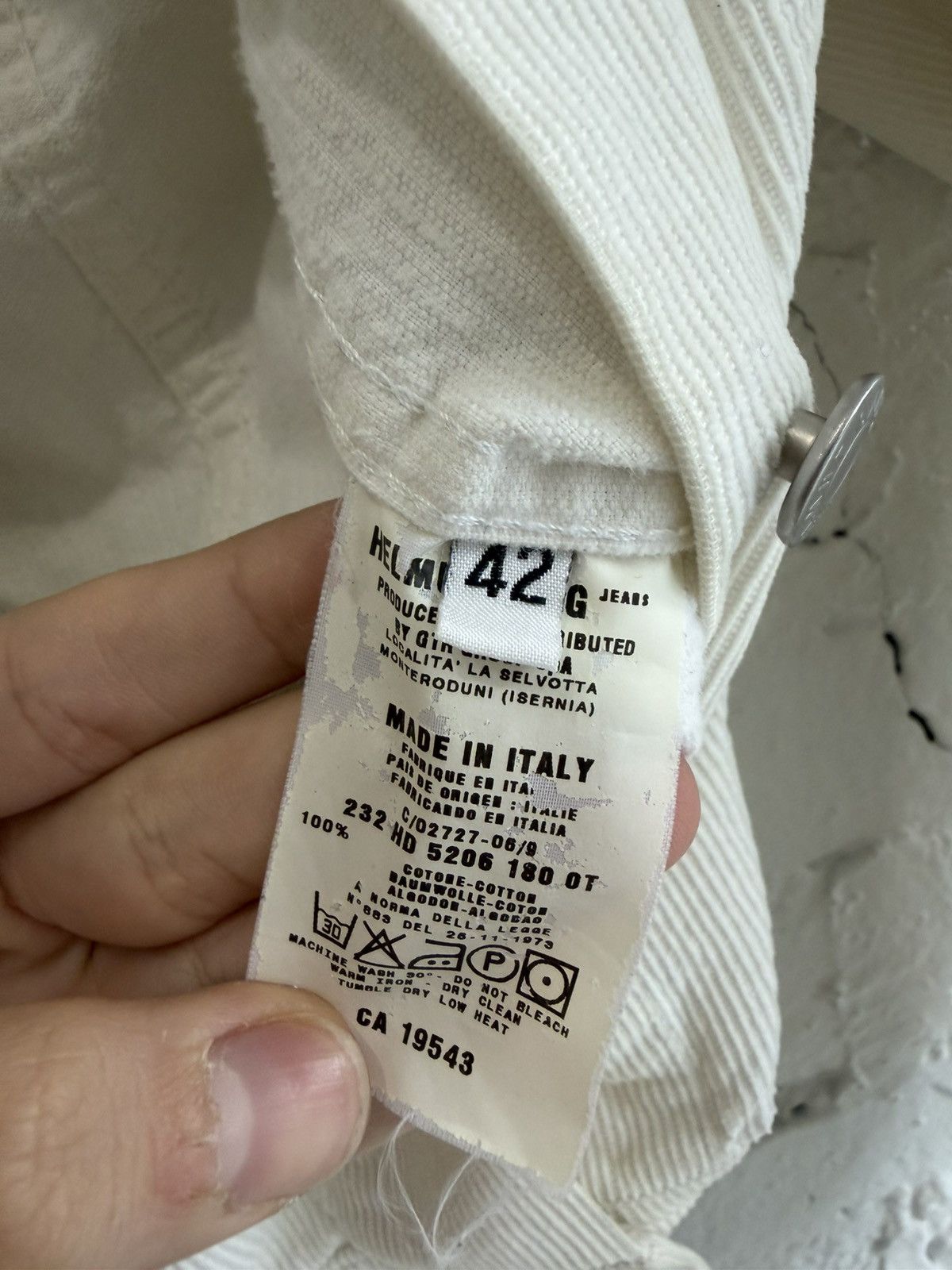 Helmut Lang A/W 1999 HELMUT LANG CORDUROY TRUCKER JACKET Size US XS / EU 42 / 0 - 5 Thumbnail