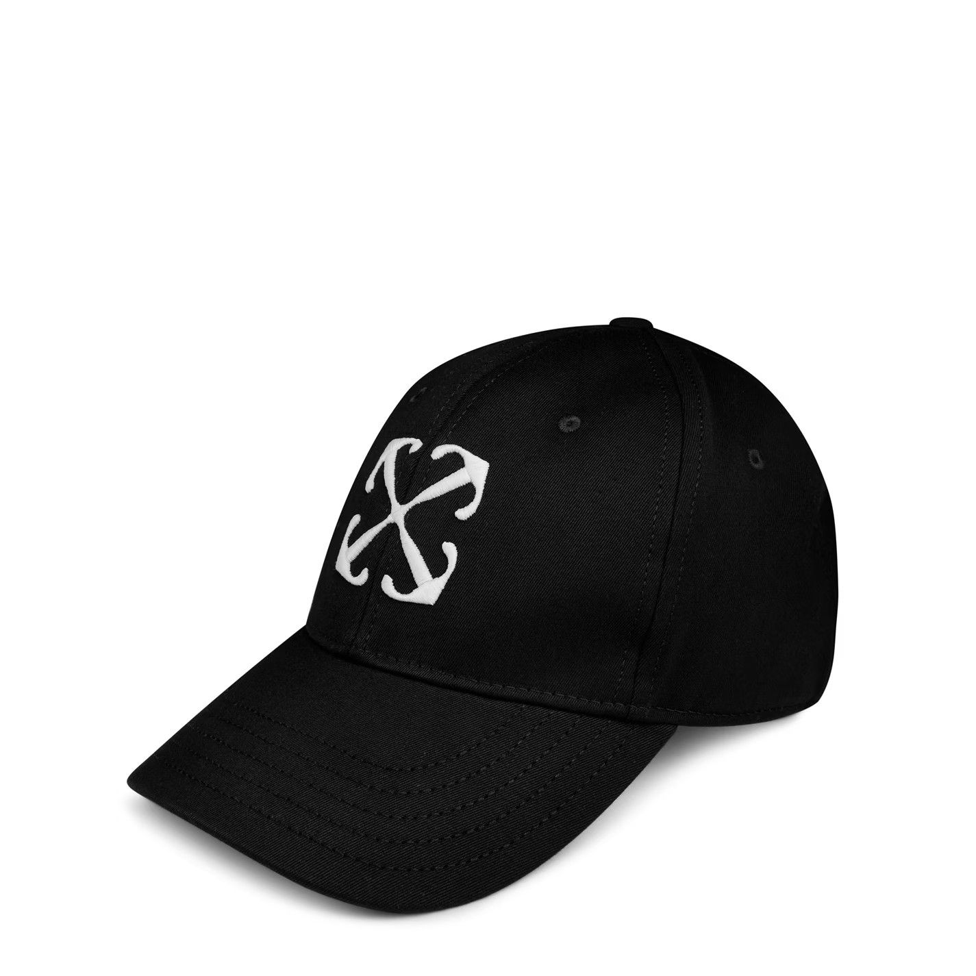 Off-White o1g2r1mq0125 Size: S / Embroidered Hat / Cap Black & White Size ONE SIZE - 1 Thumbnail