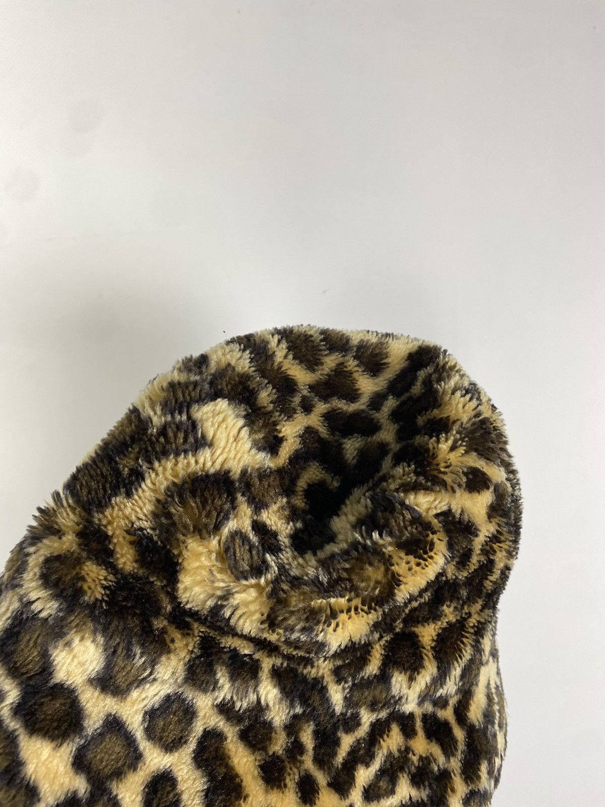 Hysteric Glamour × Japanese Brand Y2K Leopard Panama Vintage Fuzzy Hat Mohair Size ONE SIZE - 3 Thumbnail