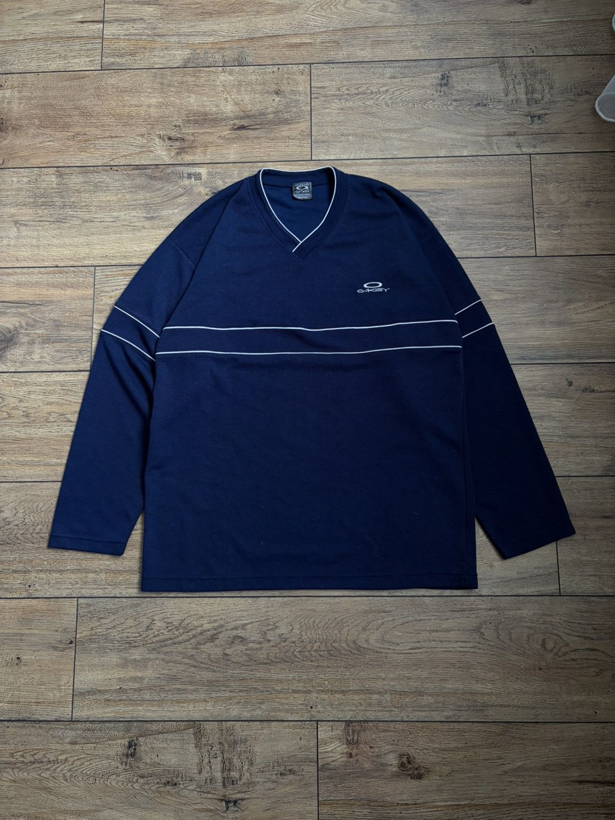 Oakley Oakley Vintage Dark Blue Sweatshirt Size US L / EU 52-54 / 3 - 1 Thumbnail