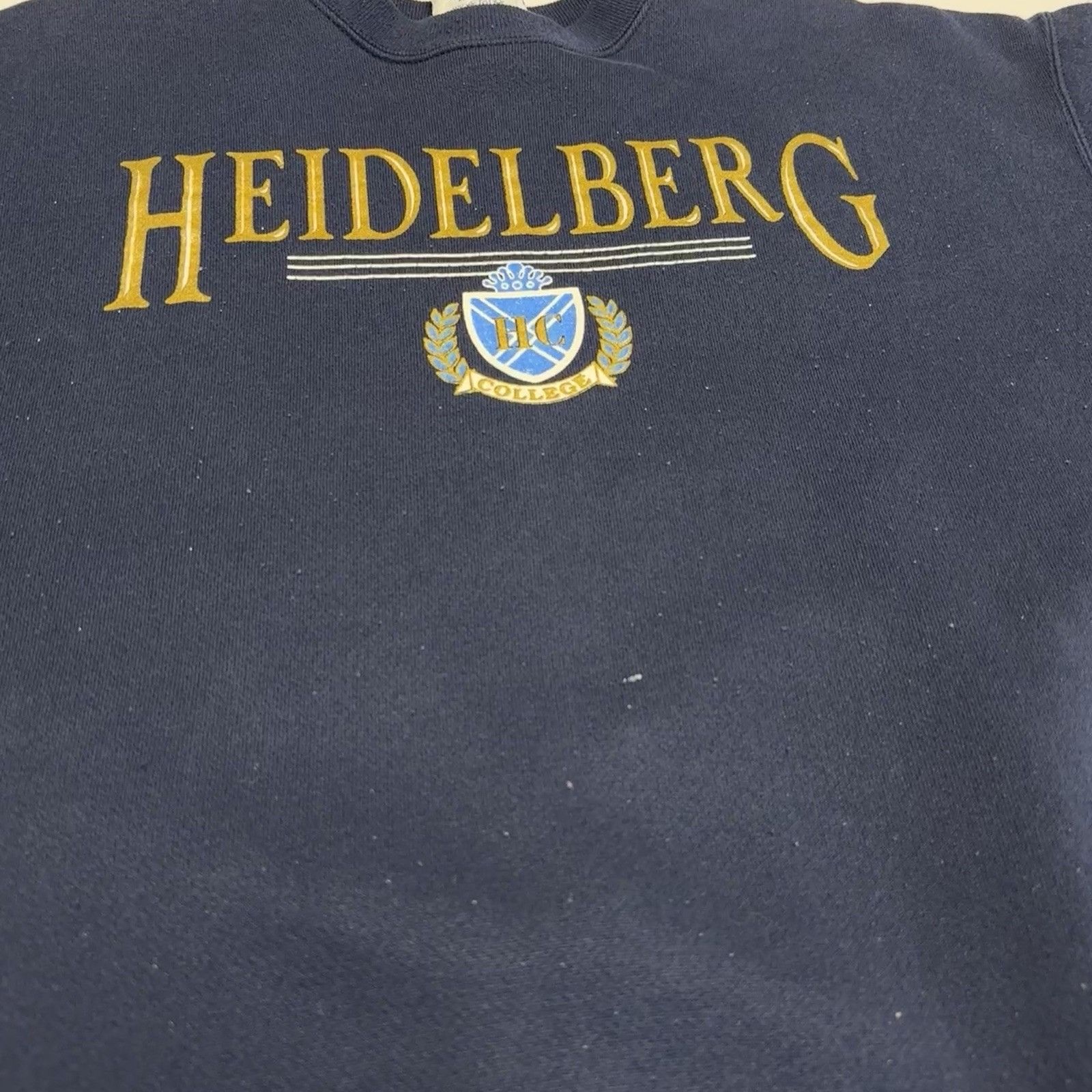 Vintage VTG Heidelberg University Sweatshirt Mens Crewneck 90s Size US XL / EU 56 / 4 - 4 Thumbnail
