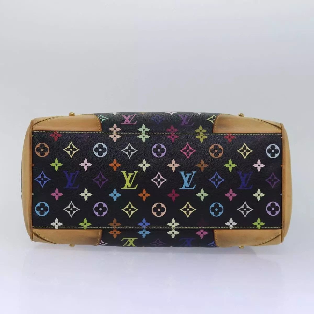 Louis Vuitton LOUIS VUITTON Monogram Multicolor Claudia Hand Bag Black Size ONE SIZE - 8 Thumbnail